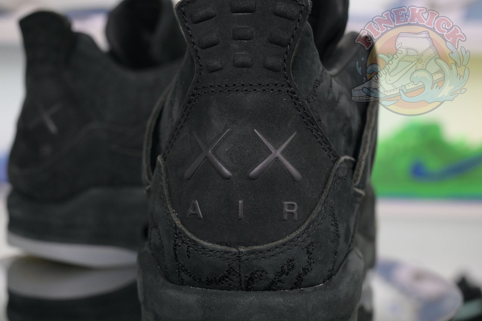 Air Jordan 4 kaws black