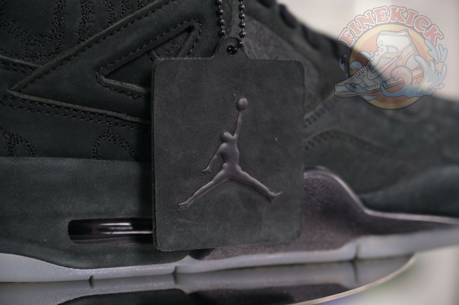 Air Jordan 4 kaws black