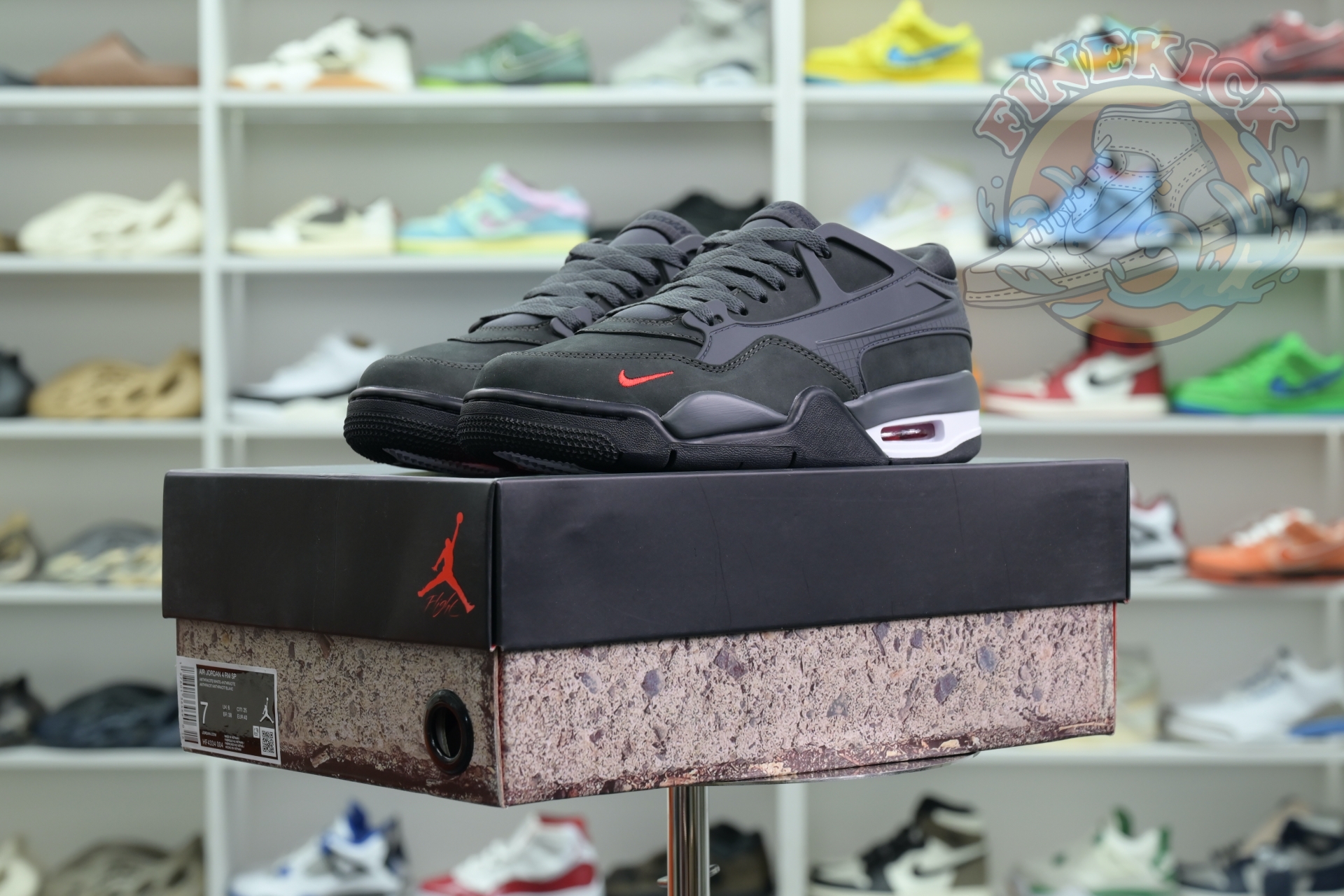 Nigel Sylvester x Air Jordan 4 RM SP “Anthracite”