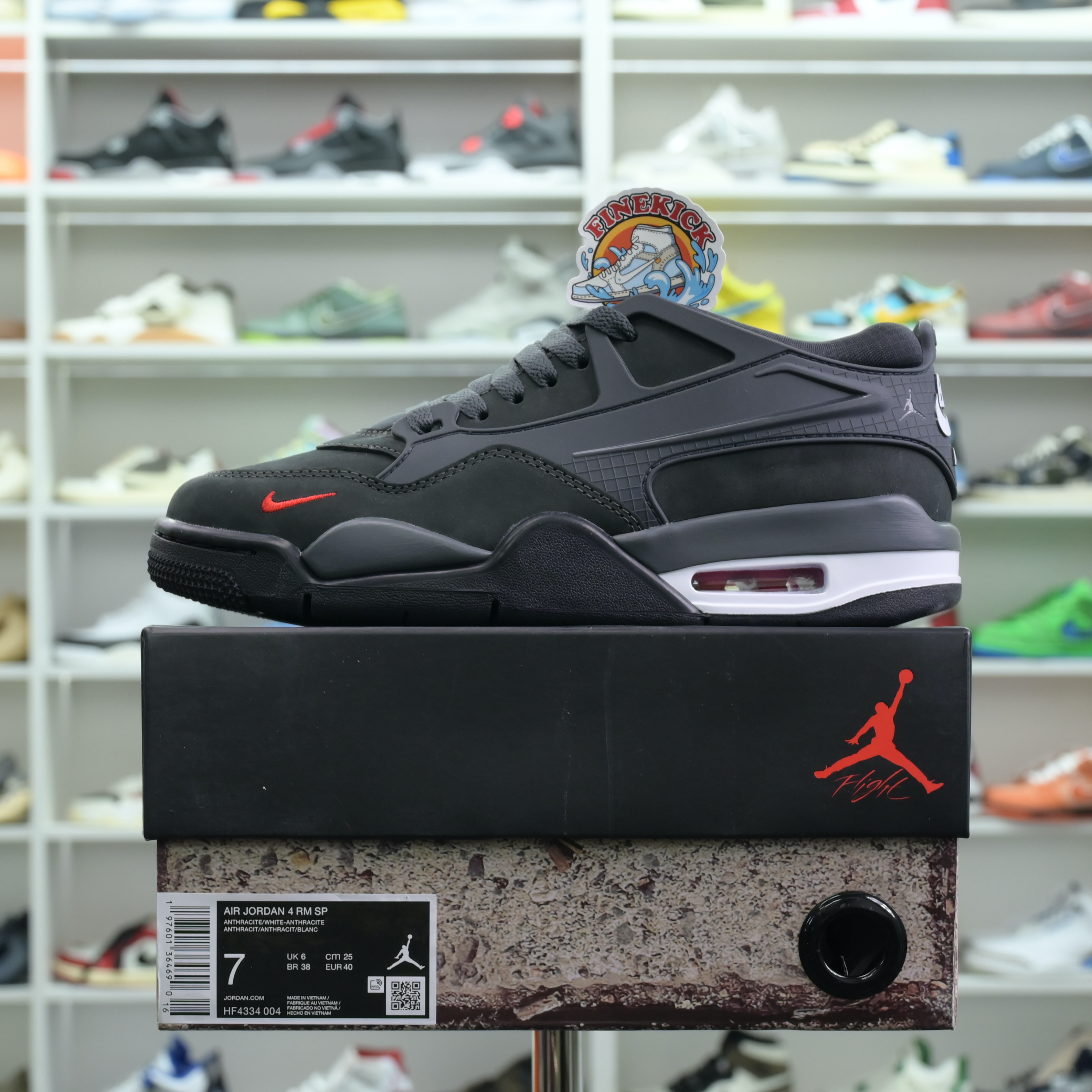Nigel Sylvester x Air Jordan 4 RM SP “Anthracite”