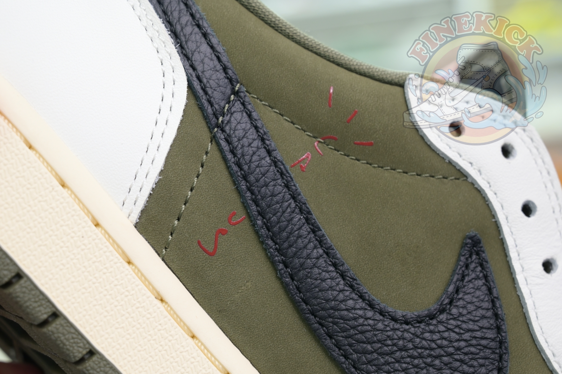Travis Scott x Air Jordan 1 Low OG “Medium Olive”