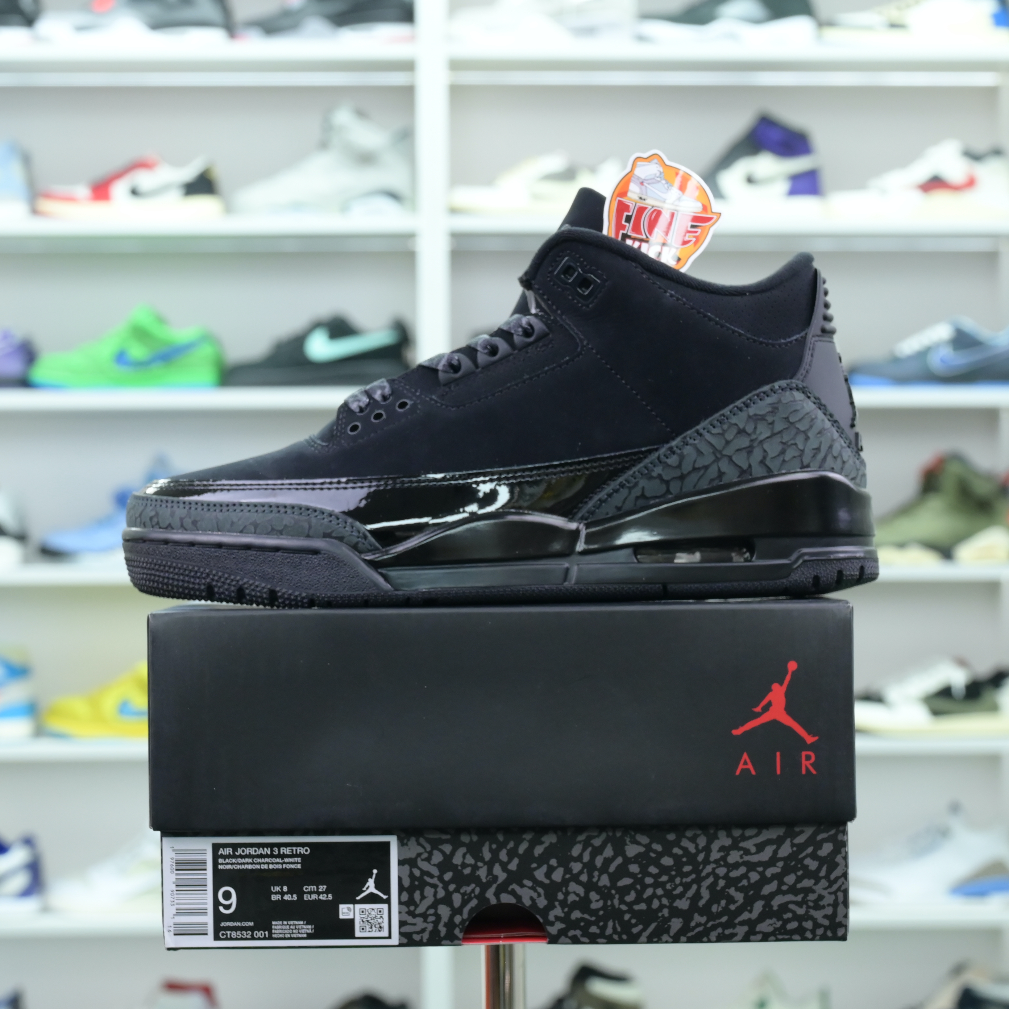 Air Jordan3“Black Cat”