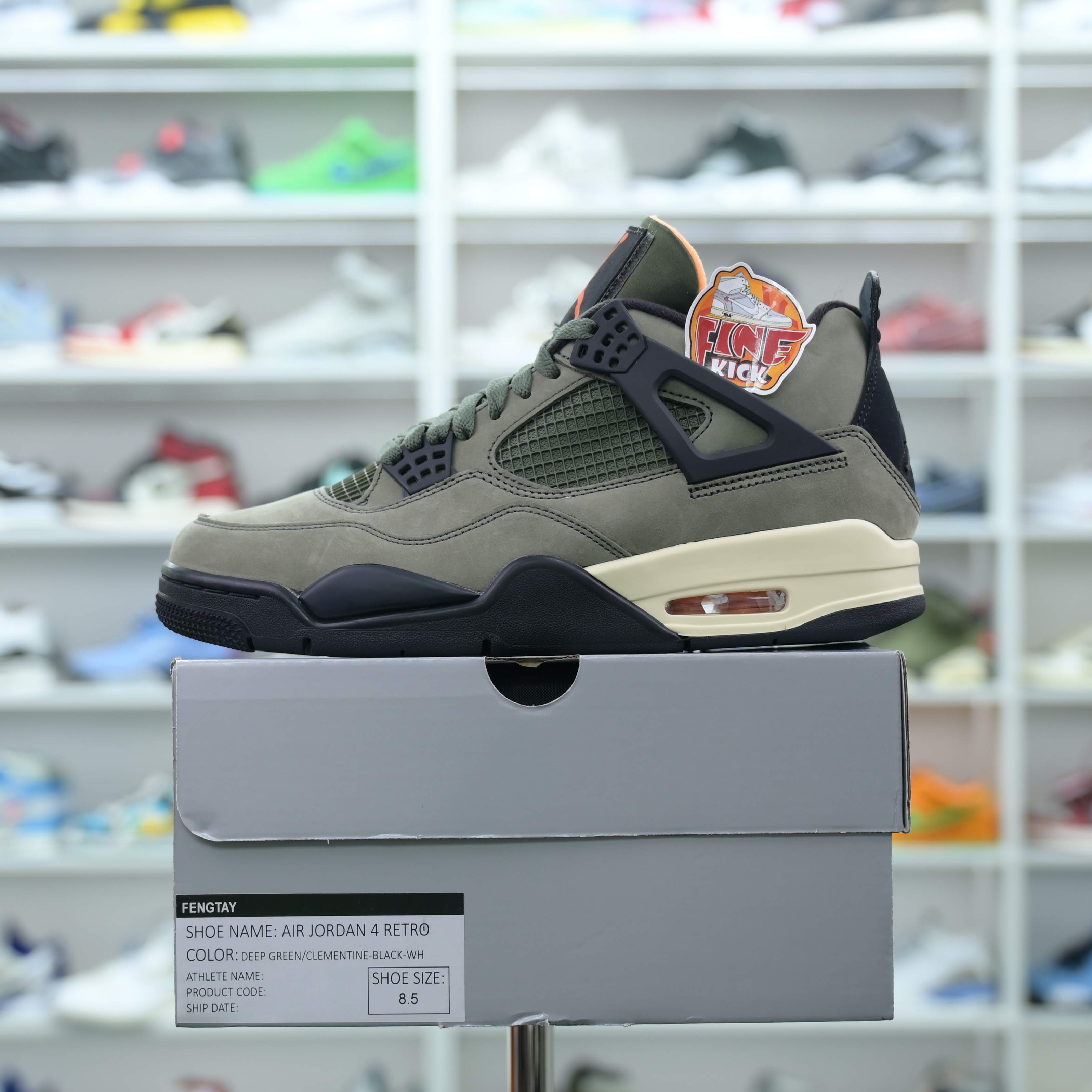 UNDEFEATED x Air Jordan 4 Retro UNDFTD