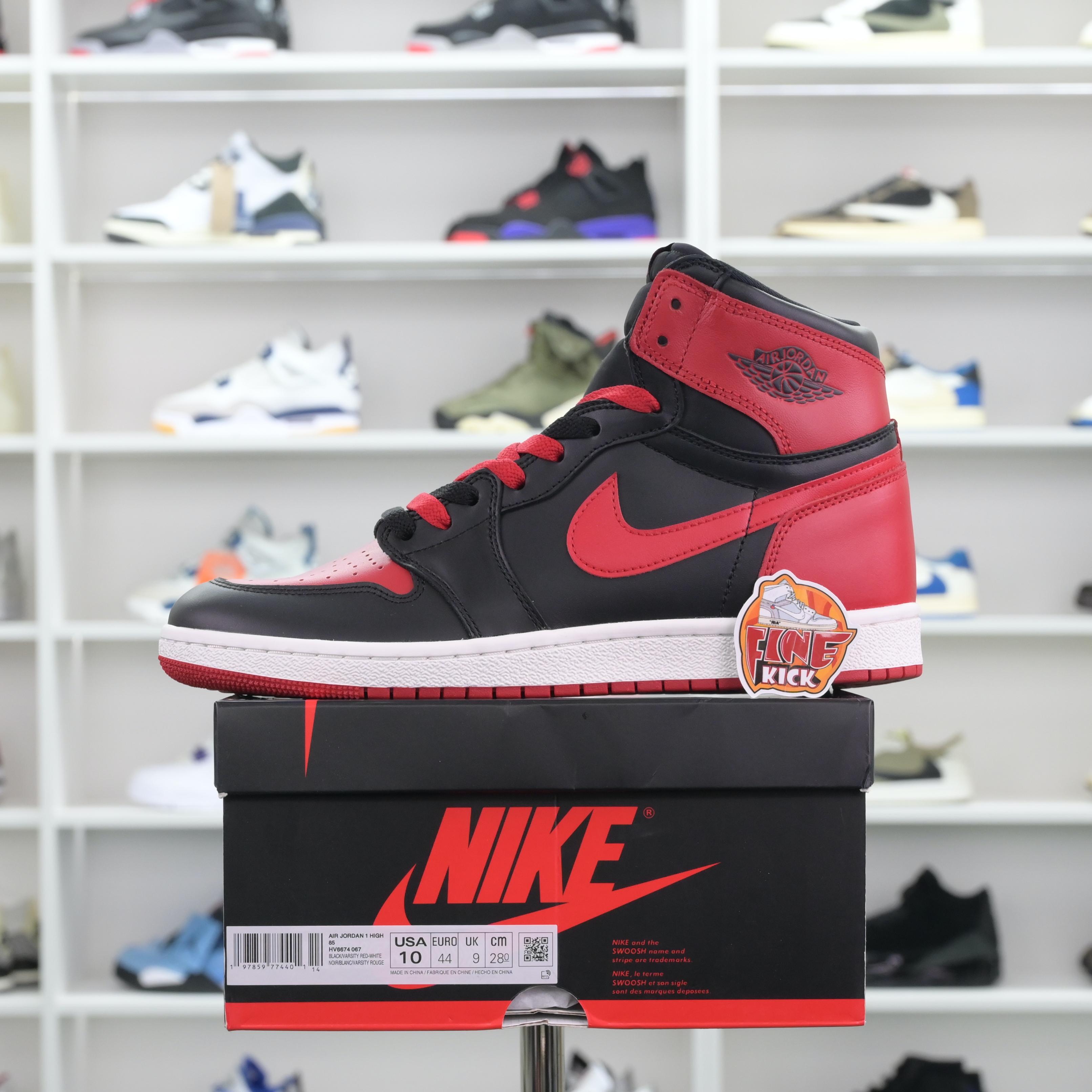 Air Jordan 1 High 85 Bred 2025