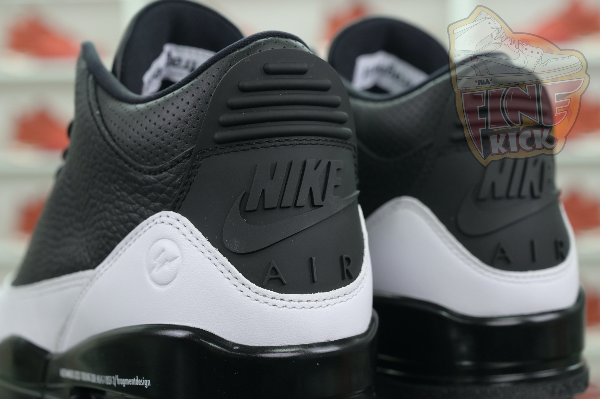 Fragment Design x Air Jordan 3“Black/ White”  DA3595-001