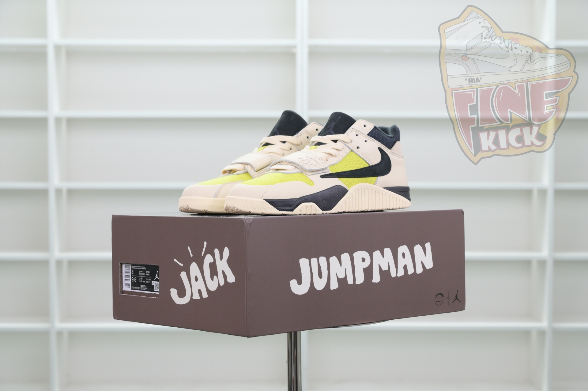 Travis Scottx Air Jordan Jumpman Jack TR“Bright Cactus” FZ8117-102