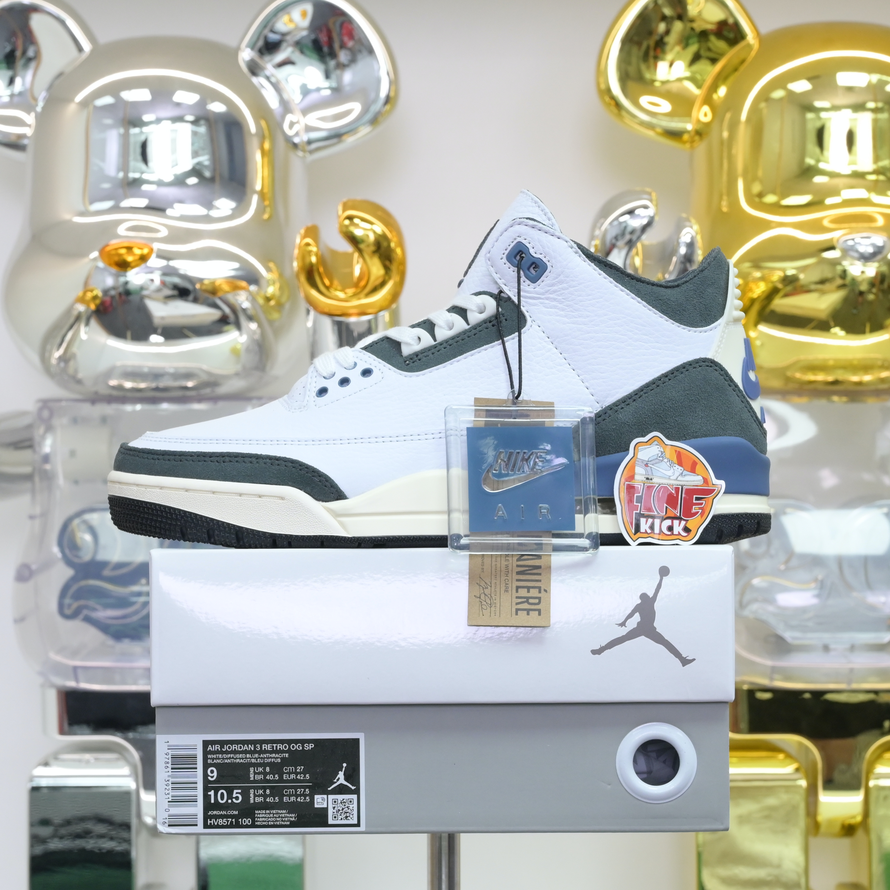 A Ma Maniére x Air Jordan3“DIFFUSED BLUE” HV8571-100