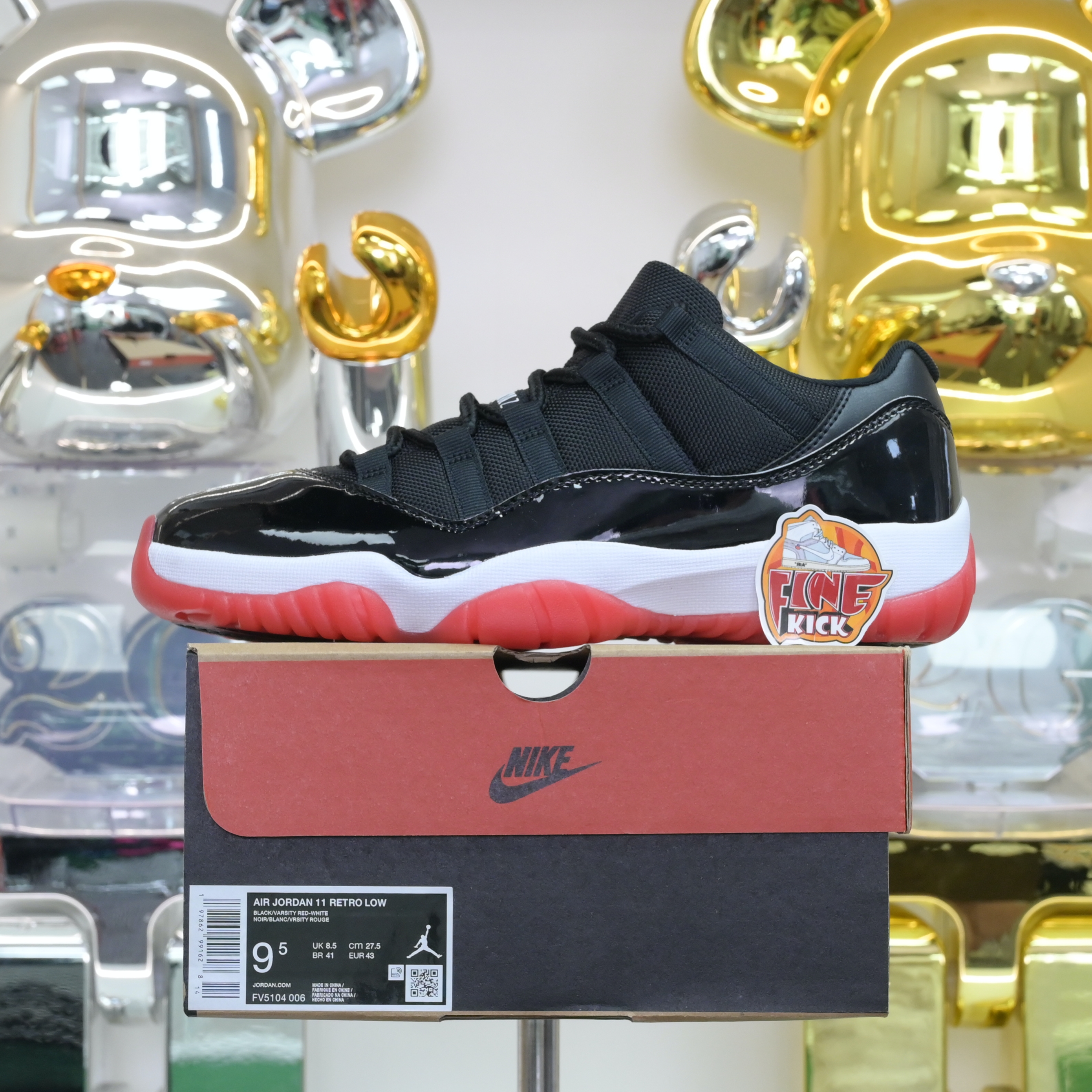 Air Jordan 11 Low“Bred” FV5104-006