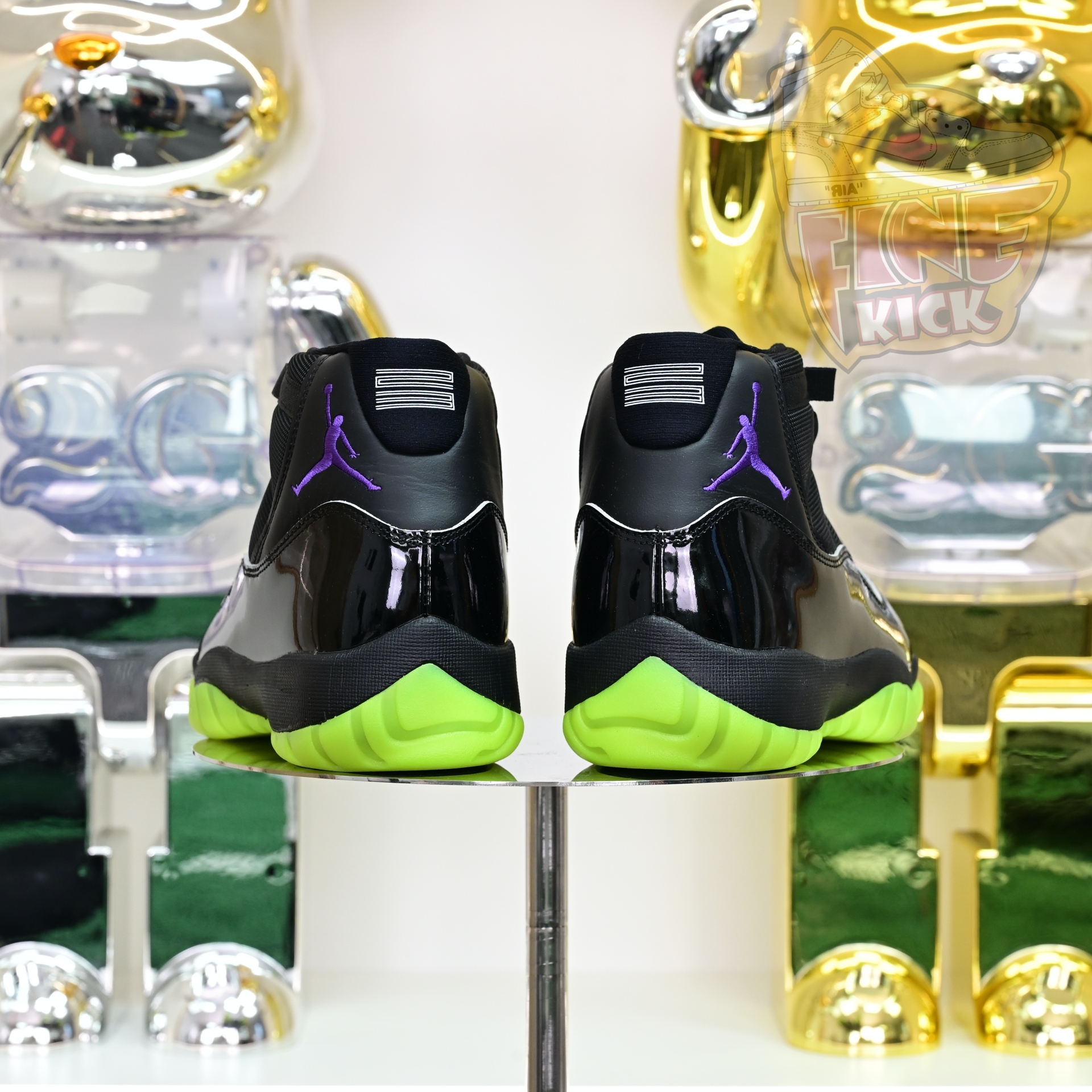 Air Jordan 11 GS Black/Barely Volt   CT8012-003