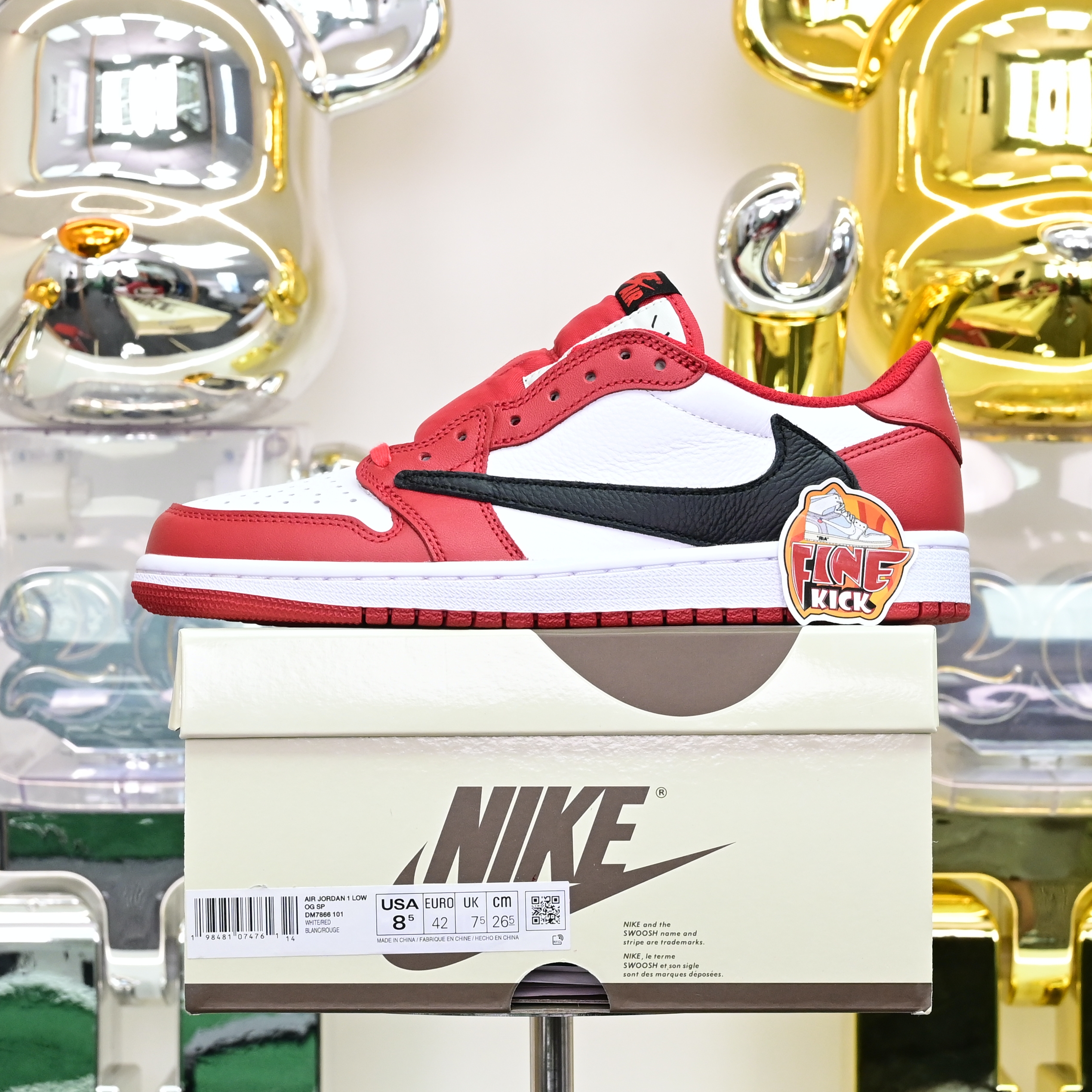 Travis Scott x Air Jordan 1  Low “Chicago”  DM7866-101