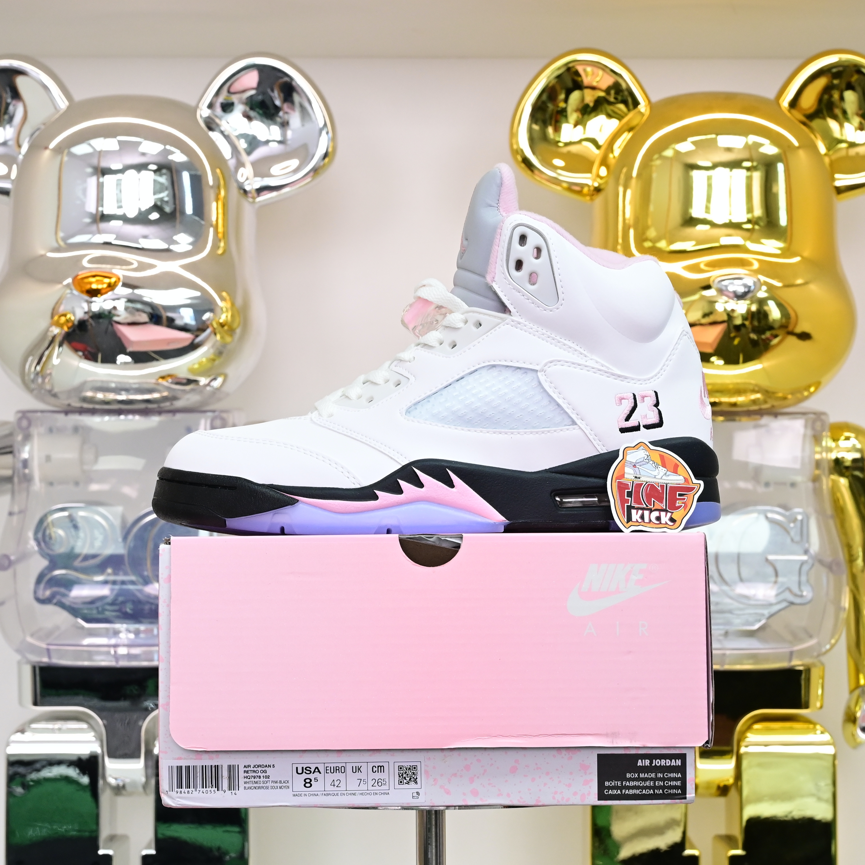 Air Jordan 5“Medium Soft Pink” HQ7978-102