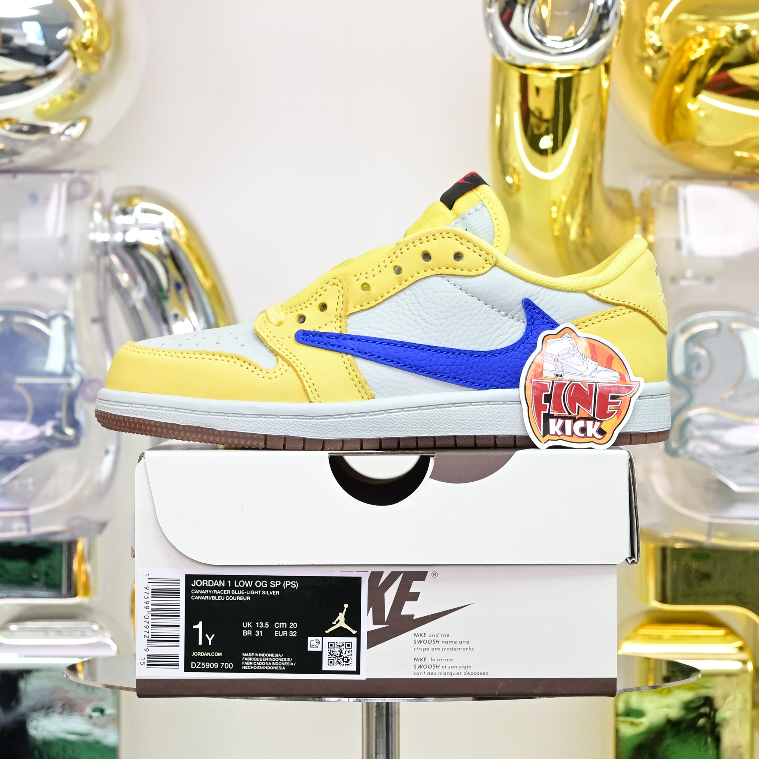Kids Shoes Travis Scott x Air Jordan 1 Retro Low OG DZ5909-700