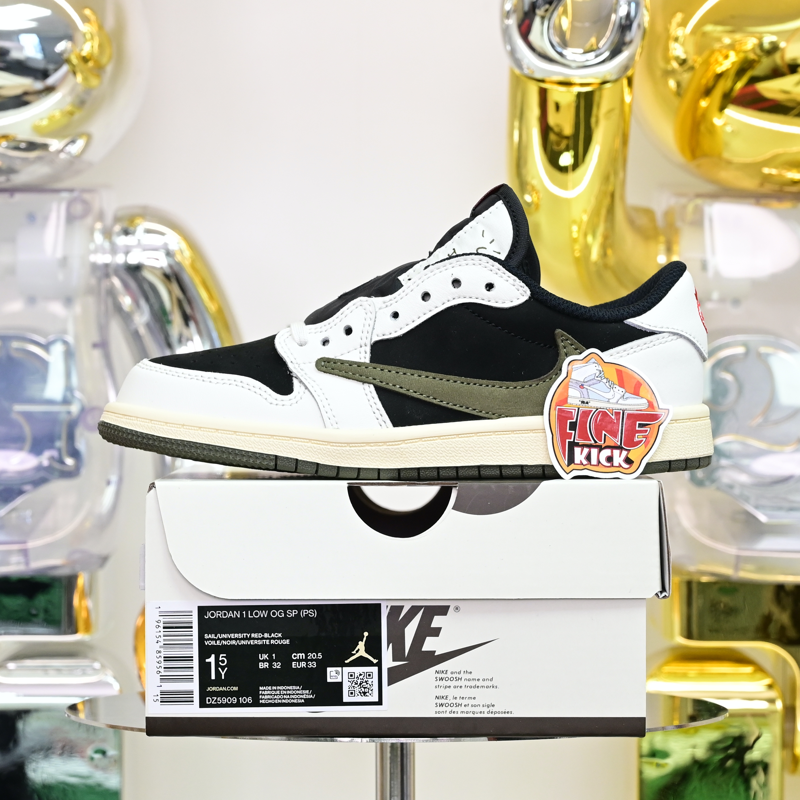 Kids Shoes Travis Scott x Air Jordan 1 Low OG