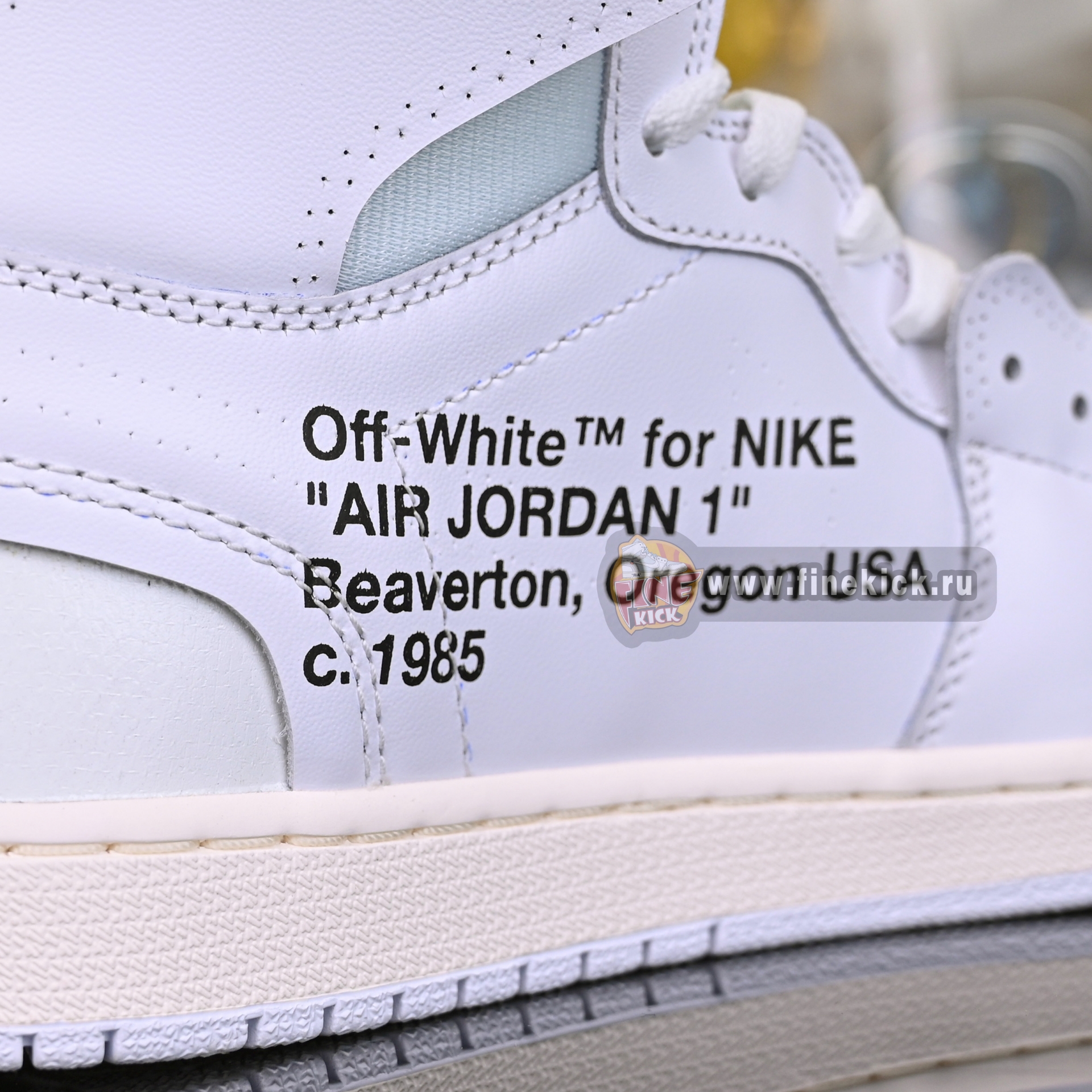 OFF-WHITE X AIR JORDAN 1 RETRO HIGH OG 'WHITE' 2018