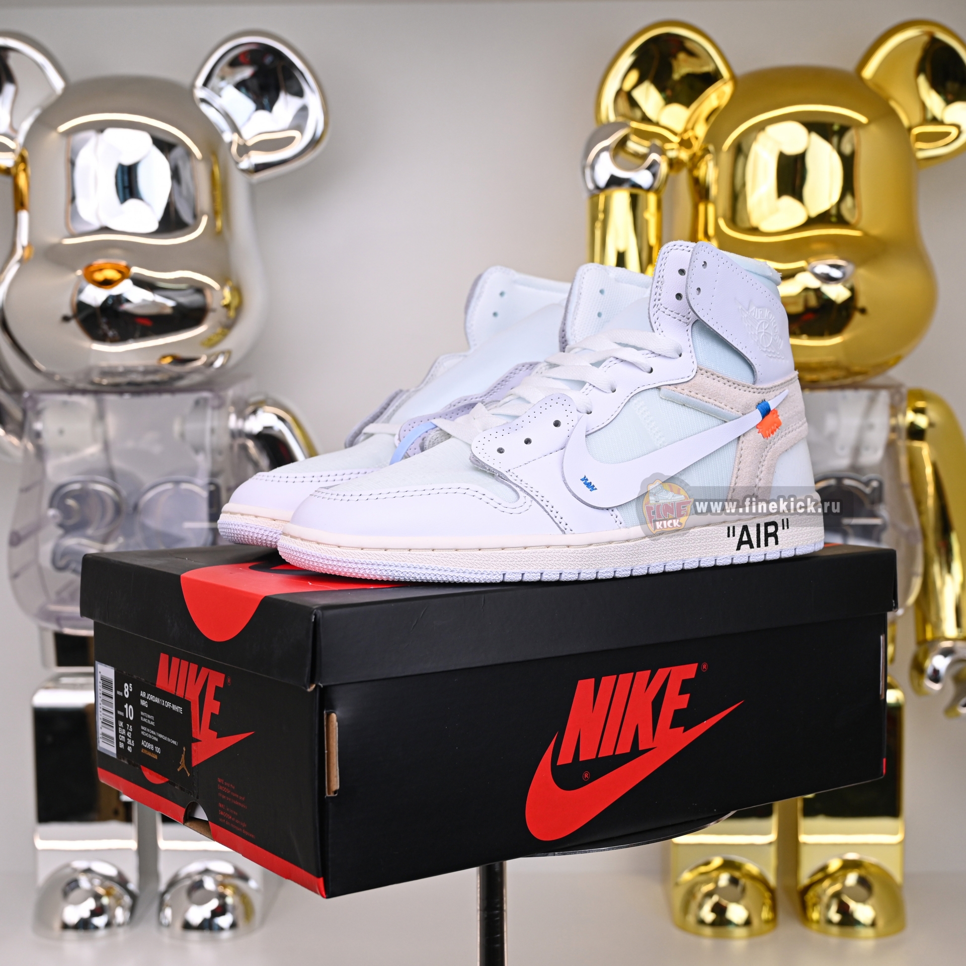 OFF-WHITE X AIR JORDAN 1 RETRO HIGH OG 'WHITE' 2018