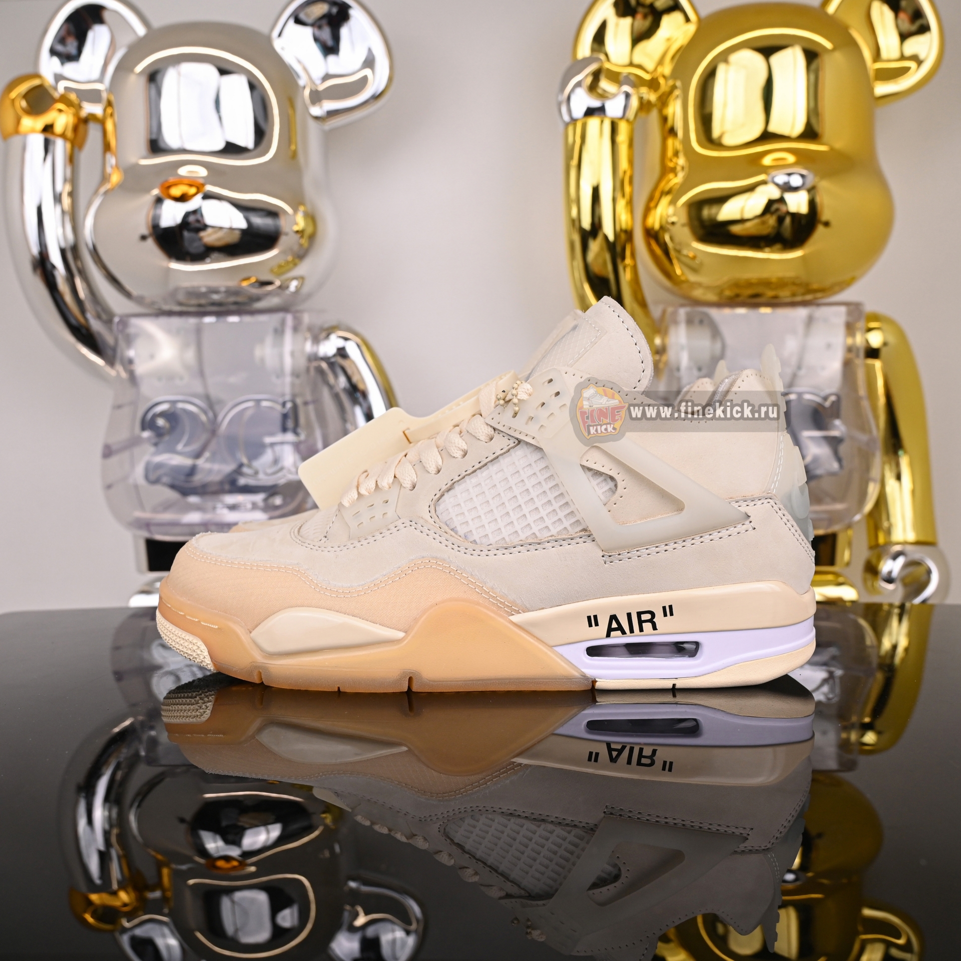 AIR JORDAN OFF-WHITE X WMNS AIR JORDAN 4 SP 'SAIL' CV9388-100