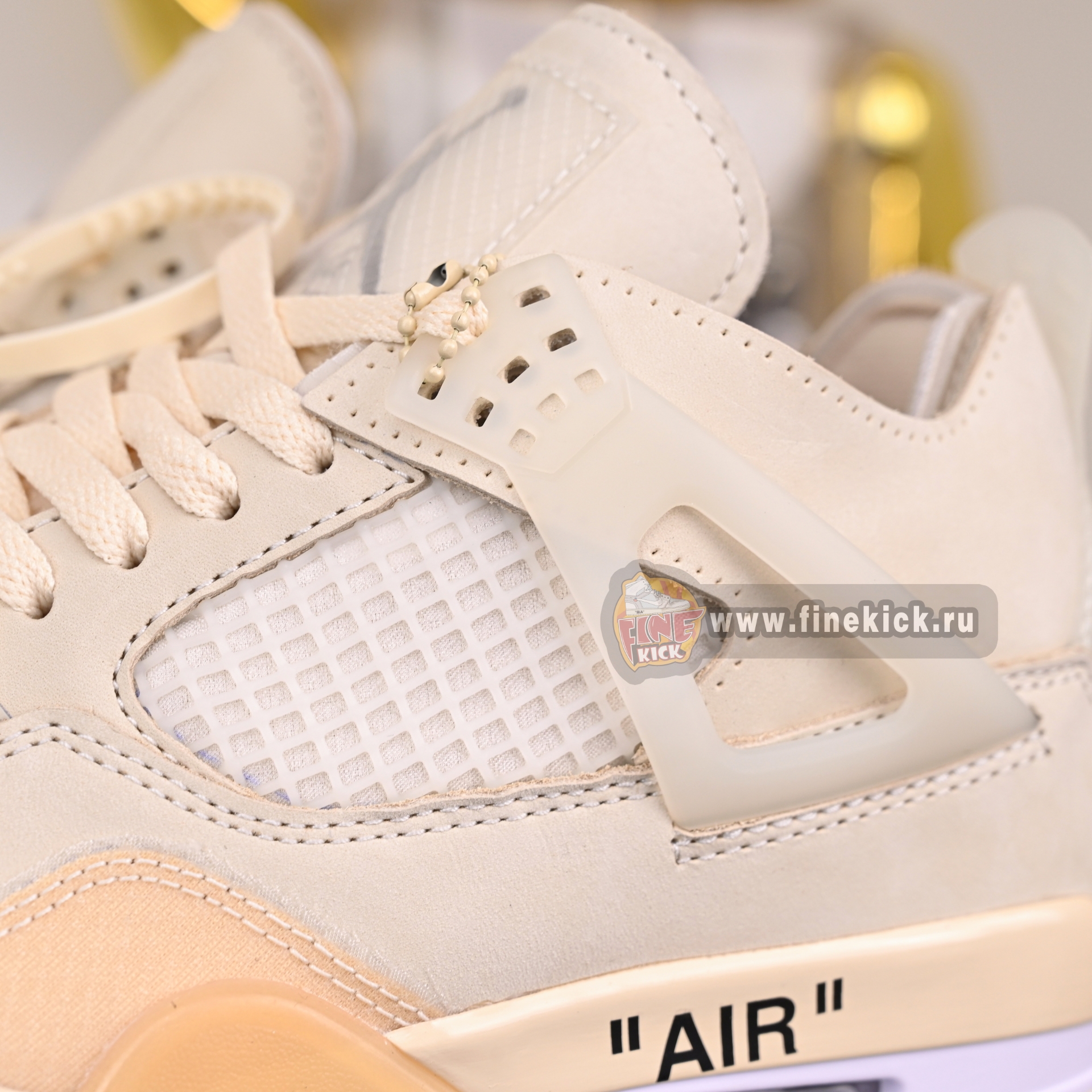 AIR JORDAN OFF-WHITE X WMNS AIR JORDAN 4 SP 'SAIL' CV9388-100