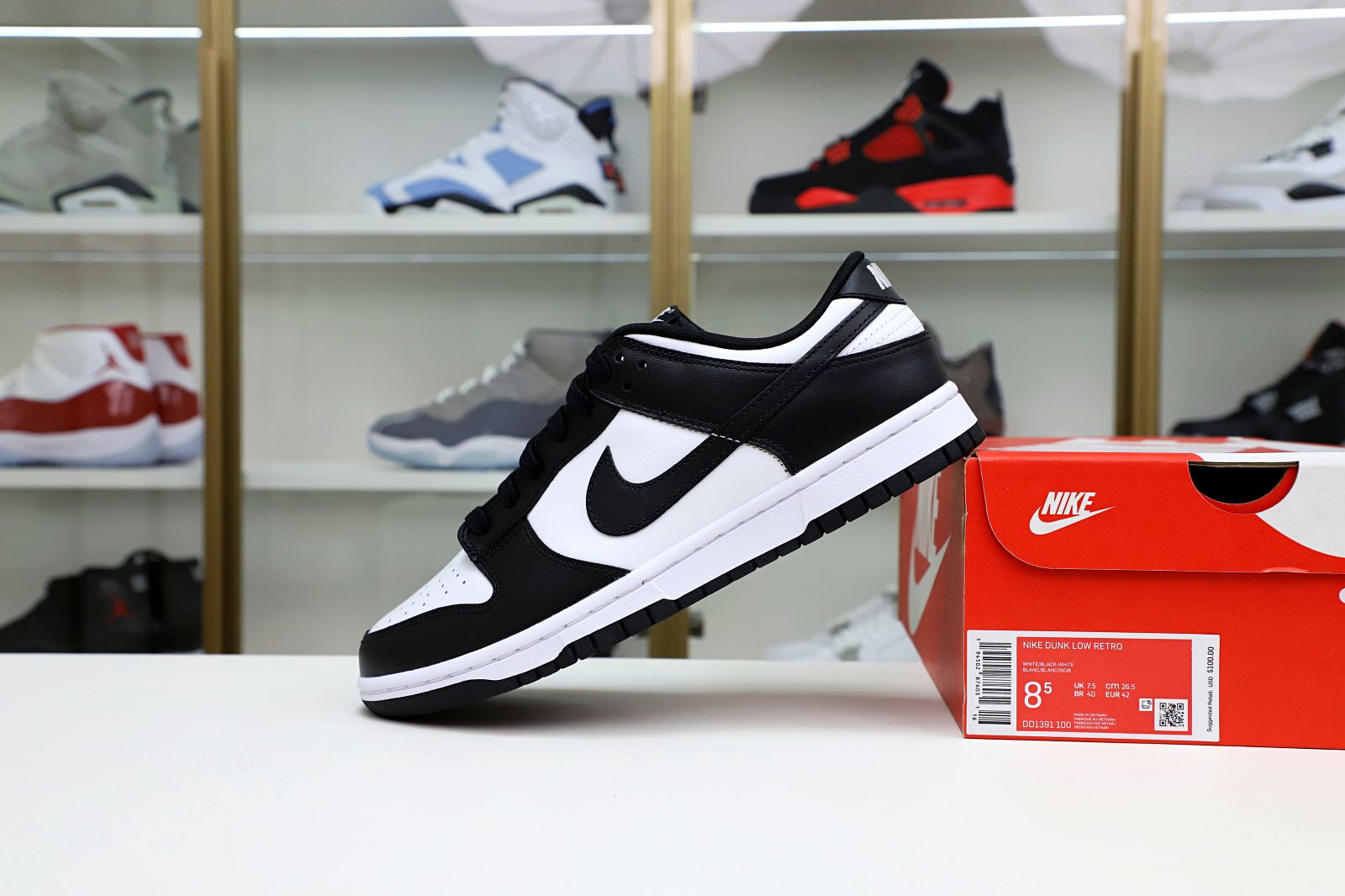 DUNK LOW PANDA 'BLACK WHITE'