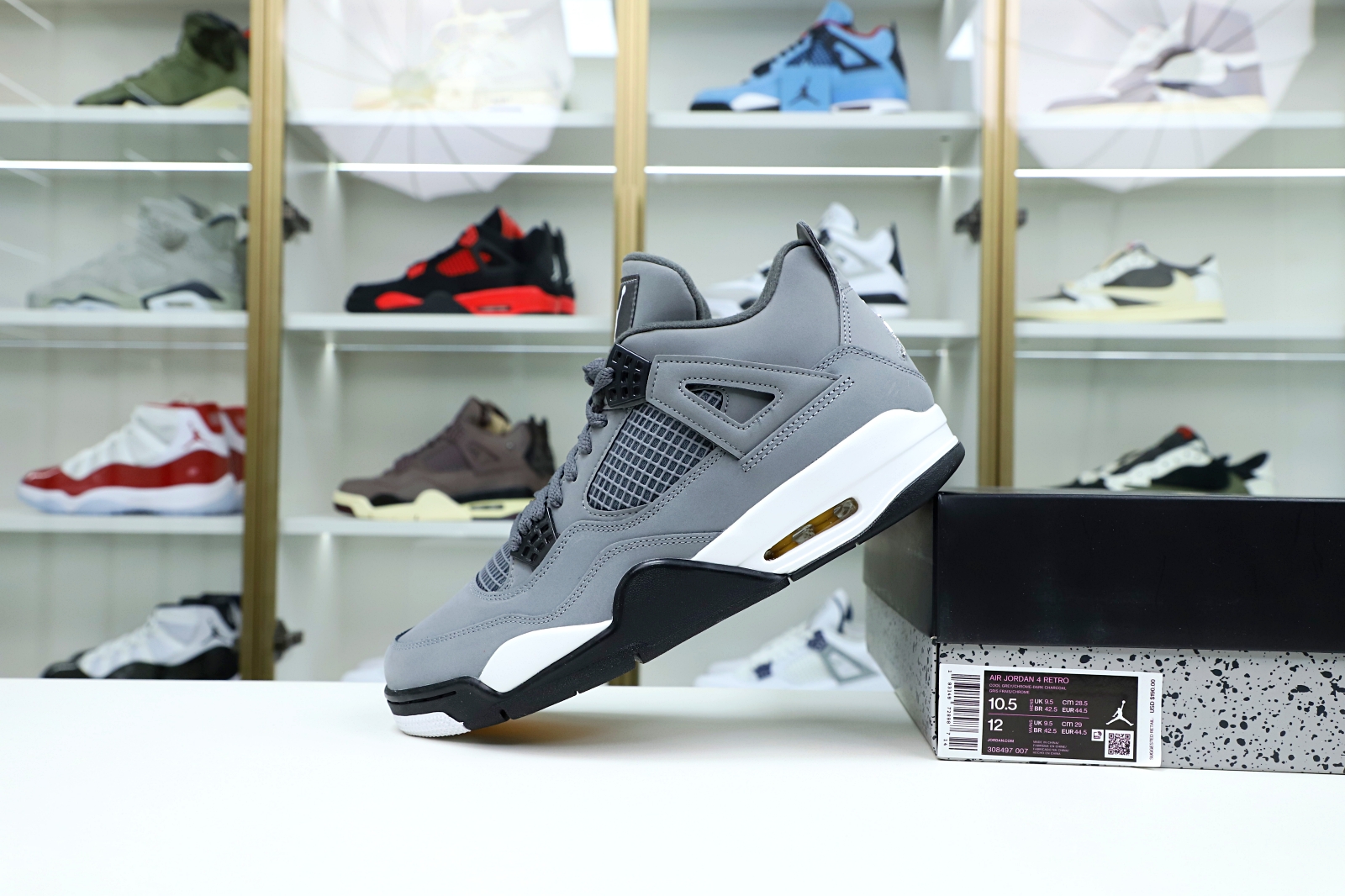 AIR JORDAN 4 RETRO 'COOL GREY' 2019