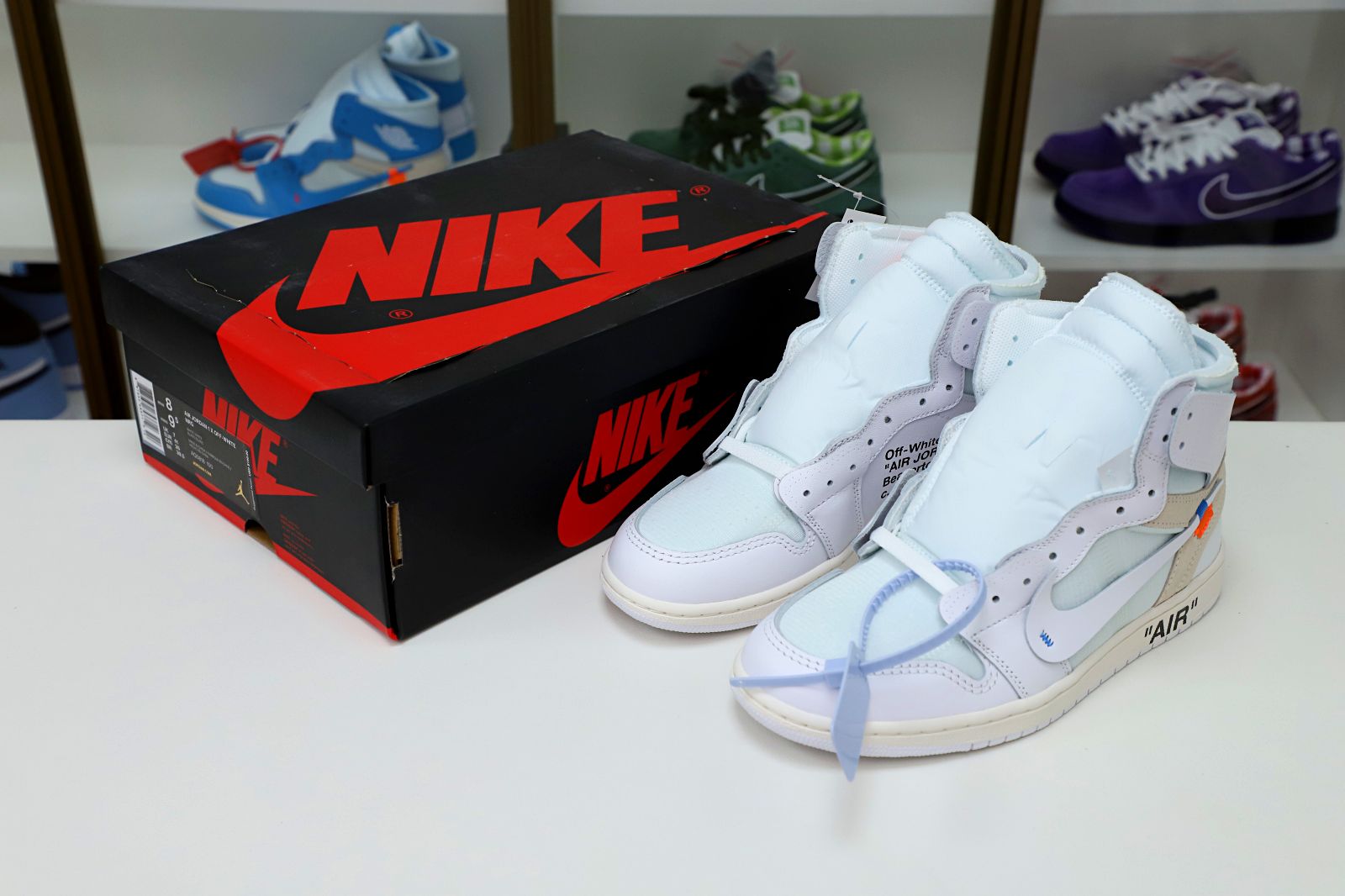 OFF-WHITE X AIR JORDAN 1 RETRO HIGH OG 'WHITE' 2018
