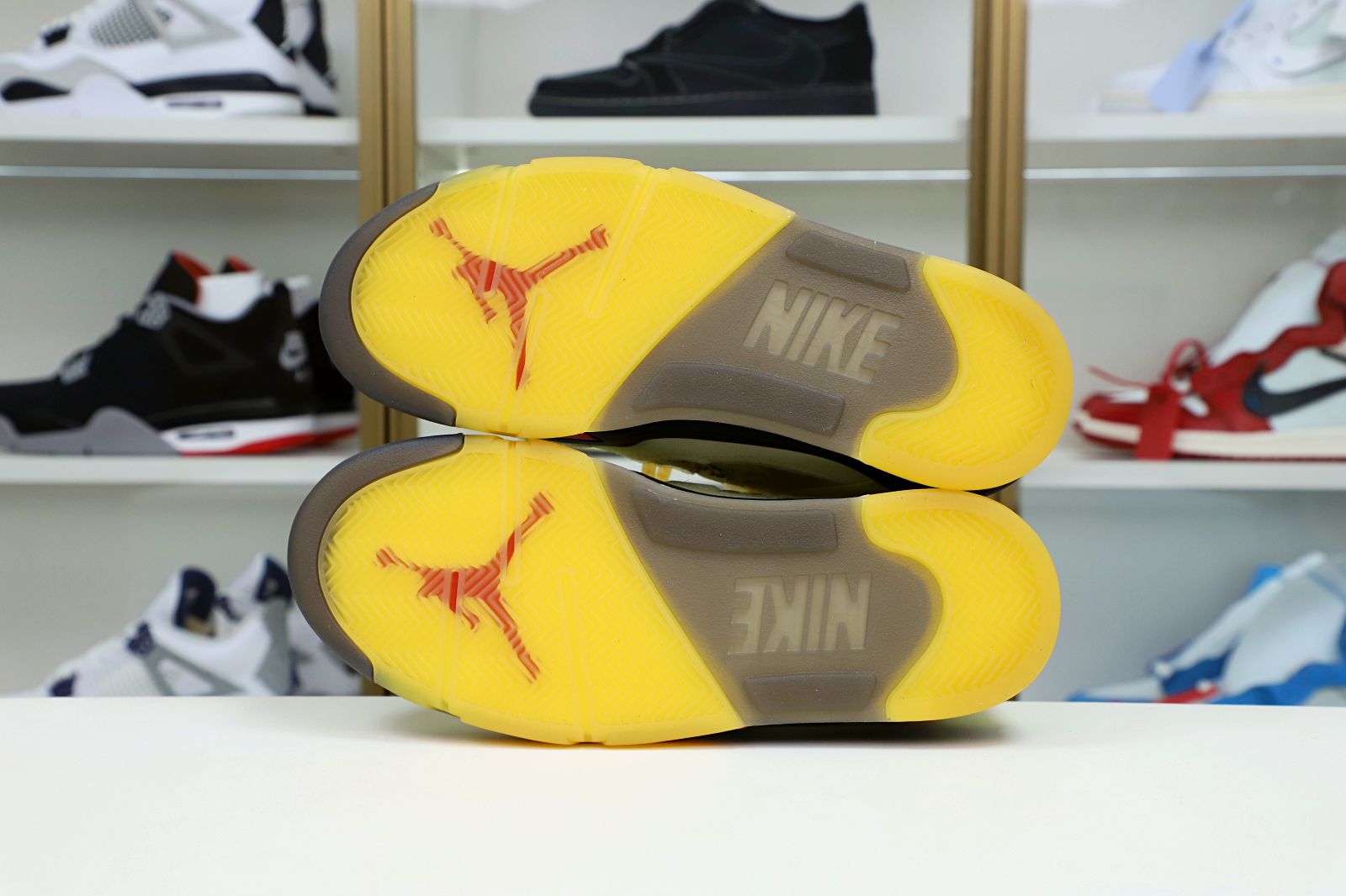 AIR JORDAN OFF-WHITE X AIR JORDAN 5 RETRO SP PS 'SAIL'