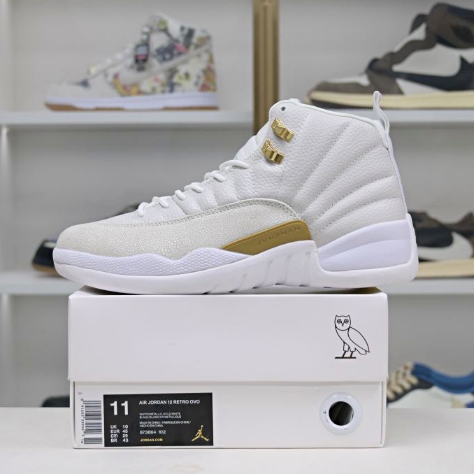 Jordan Air 12 Retro OVO White