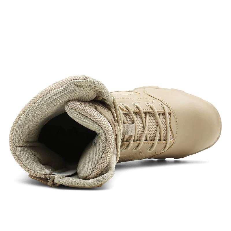 High Quality Military Leather Outdoor Shoes Boots