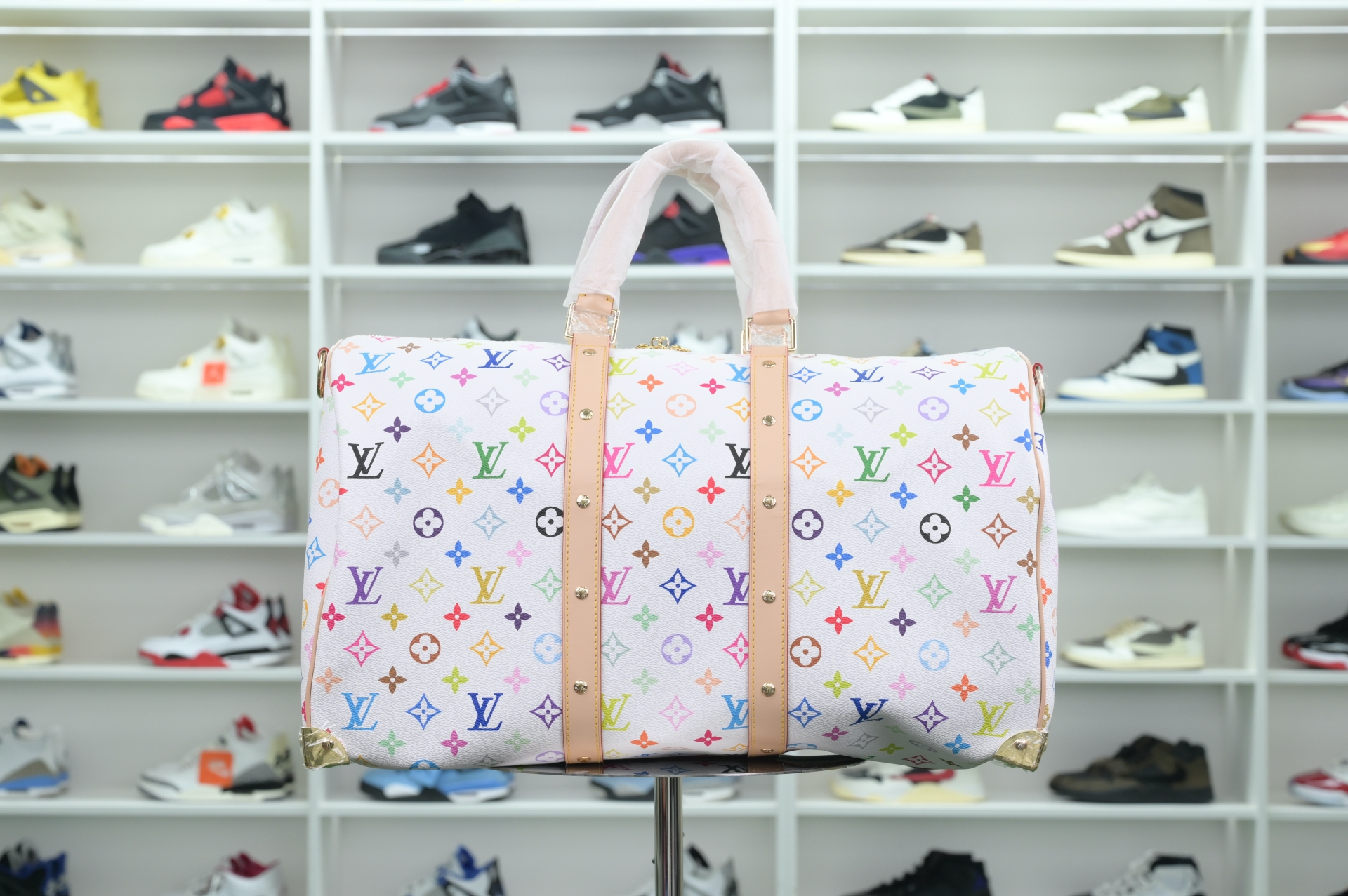 Louis Vuitton  LV  x Takashi Murakami  keepall 45