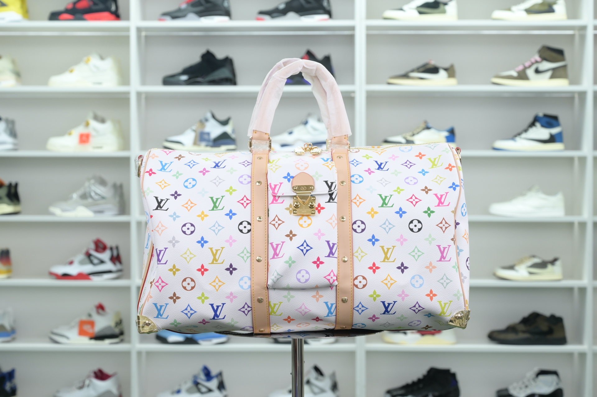 Louis Vuitton  LV  x Takashi Murakami  keepall 45