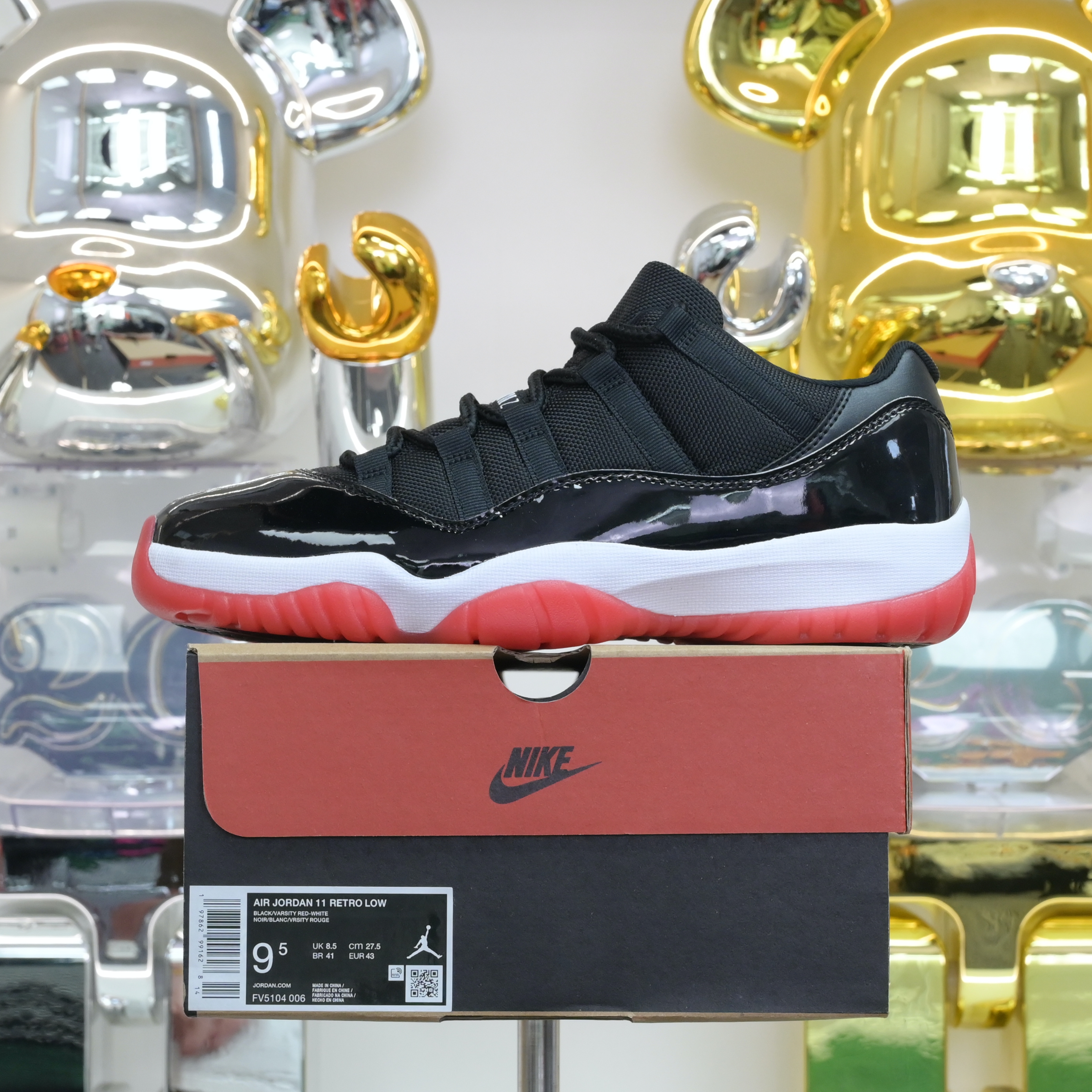 Air Jordan 11 Low“Bred” FV5104-006