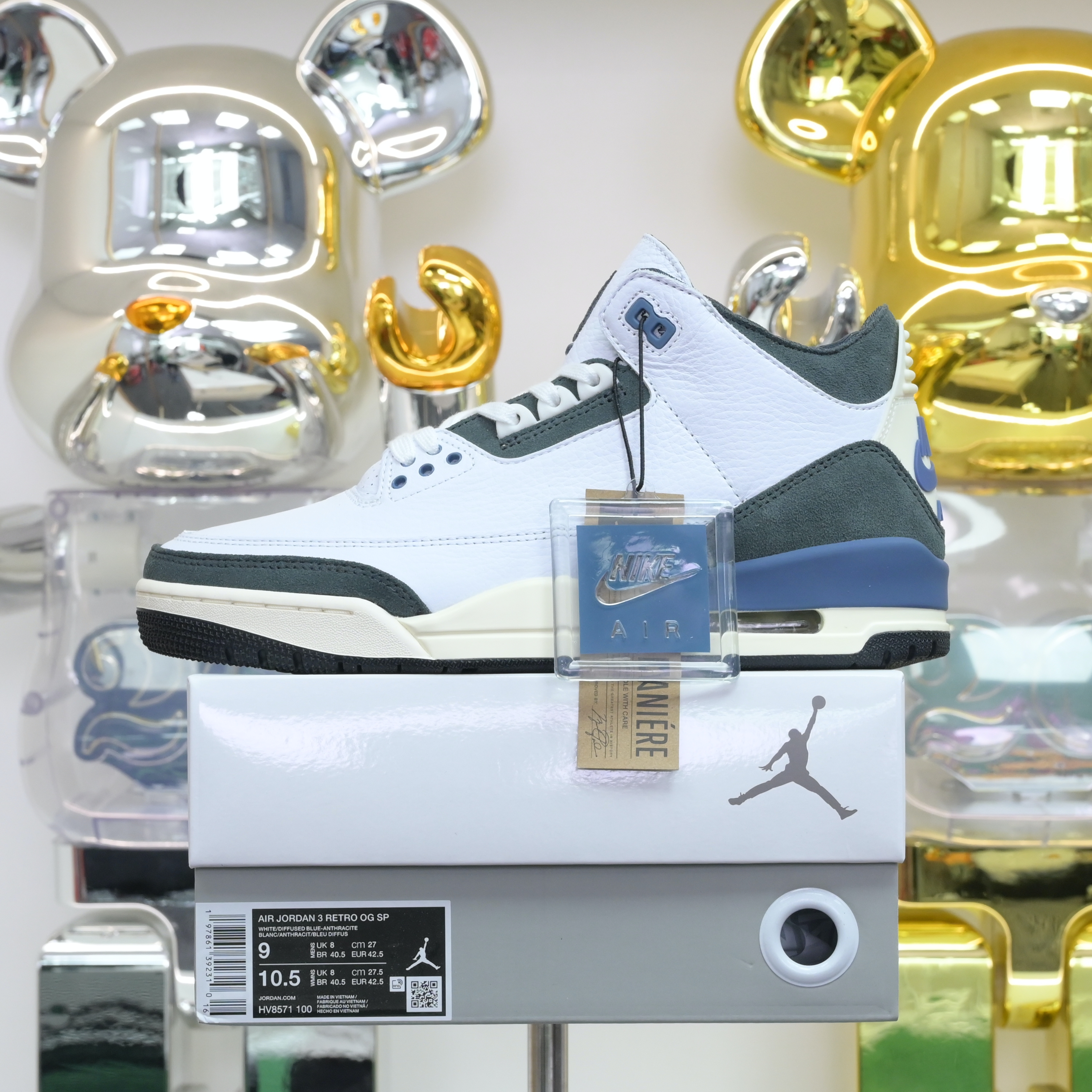 A Ma Maniére x Jordan Air Jordan3“DIFFUSED BLUE” HV8571-100