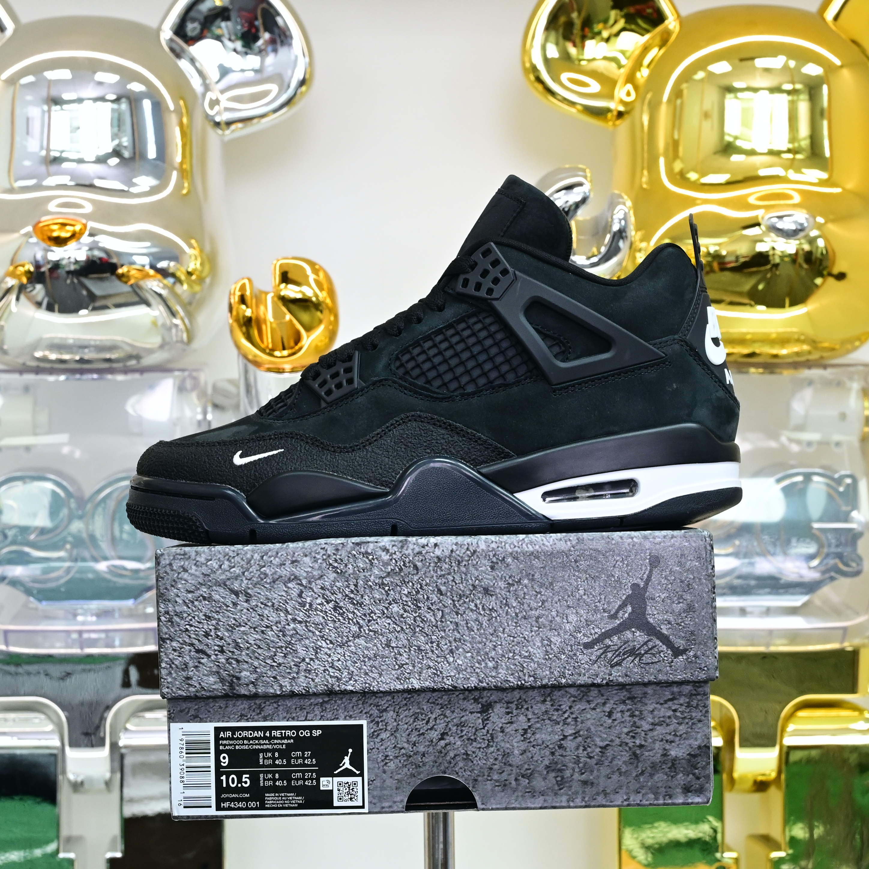 Nigel Sylvester x Air Jordan 4 OG Black