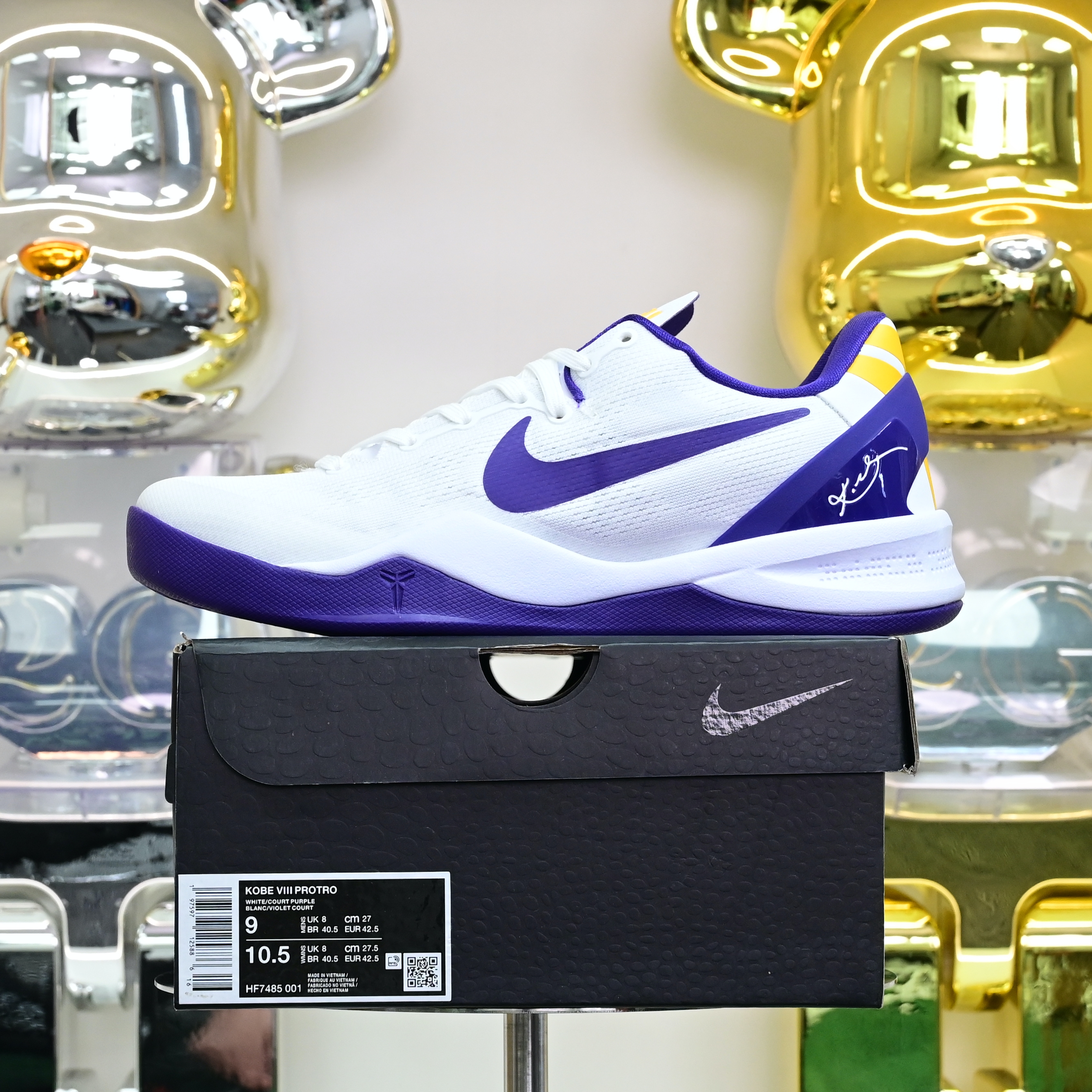 Nike Zoom Kobe 8 PROTROBTANC COURT PURPLE    HF7485 001