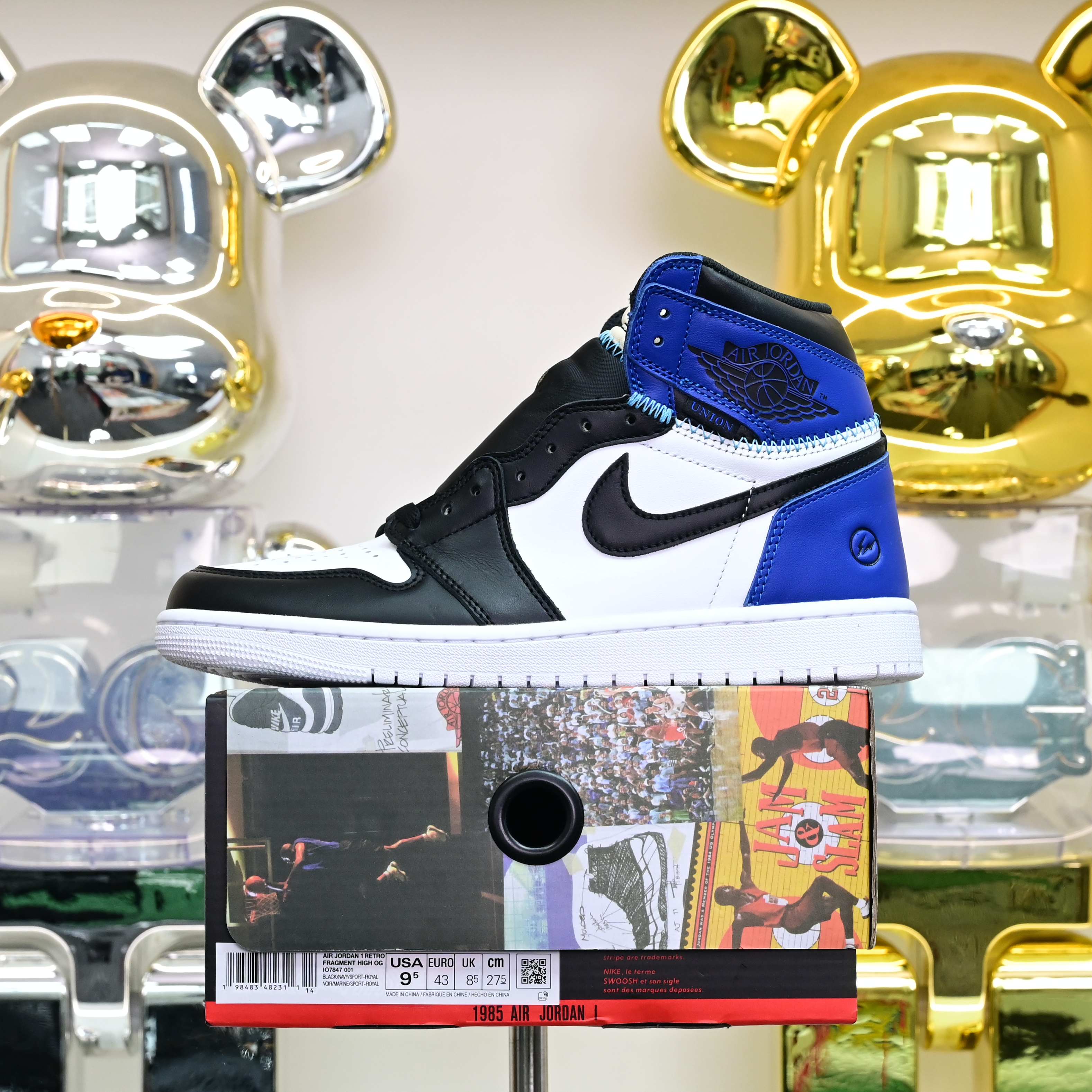 Air Jordan 1  UNDEFEATED x fragment design HIGH OG 107847-001