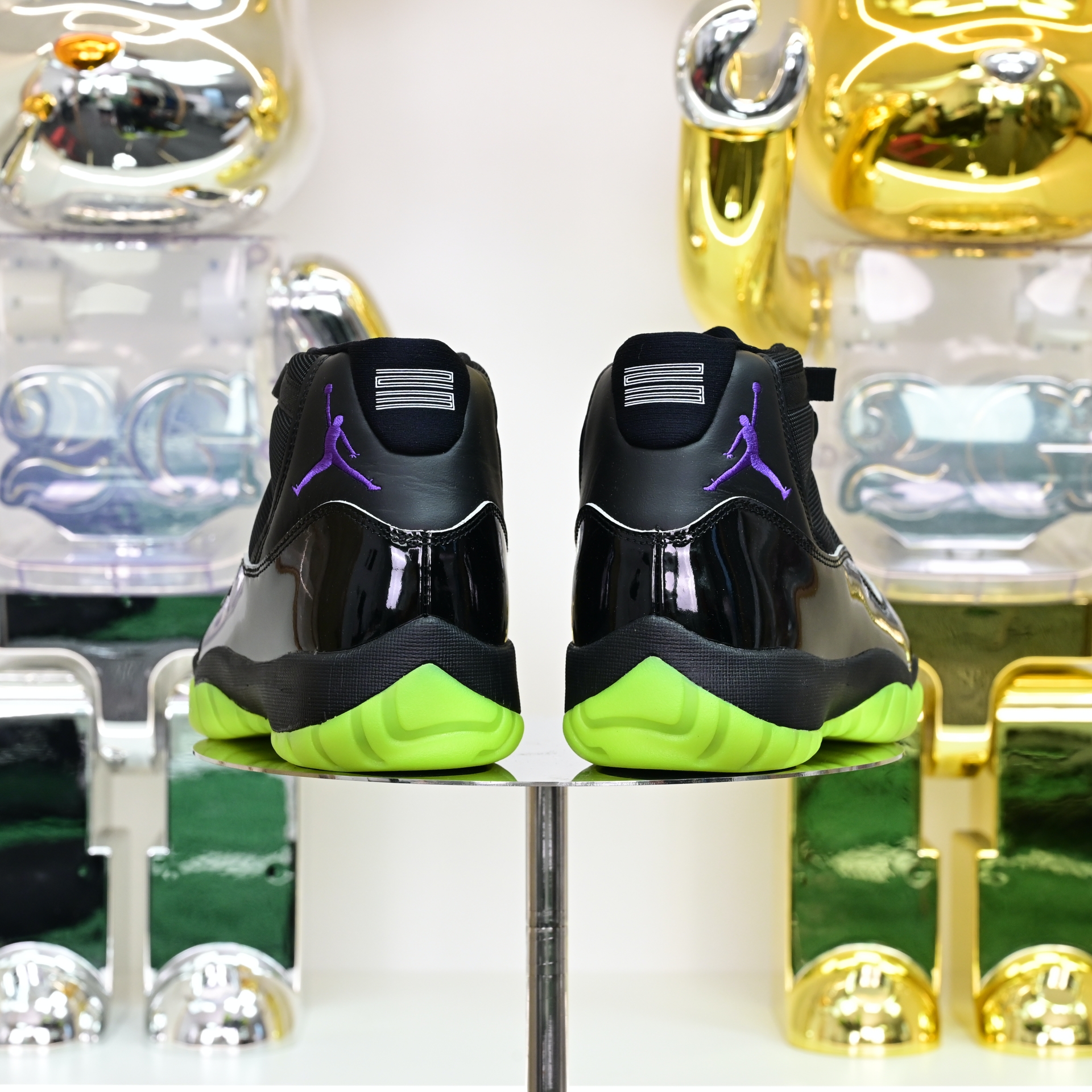 Air Jordan 11 GS Black/Barely Volt   CT8012-003