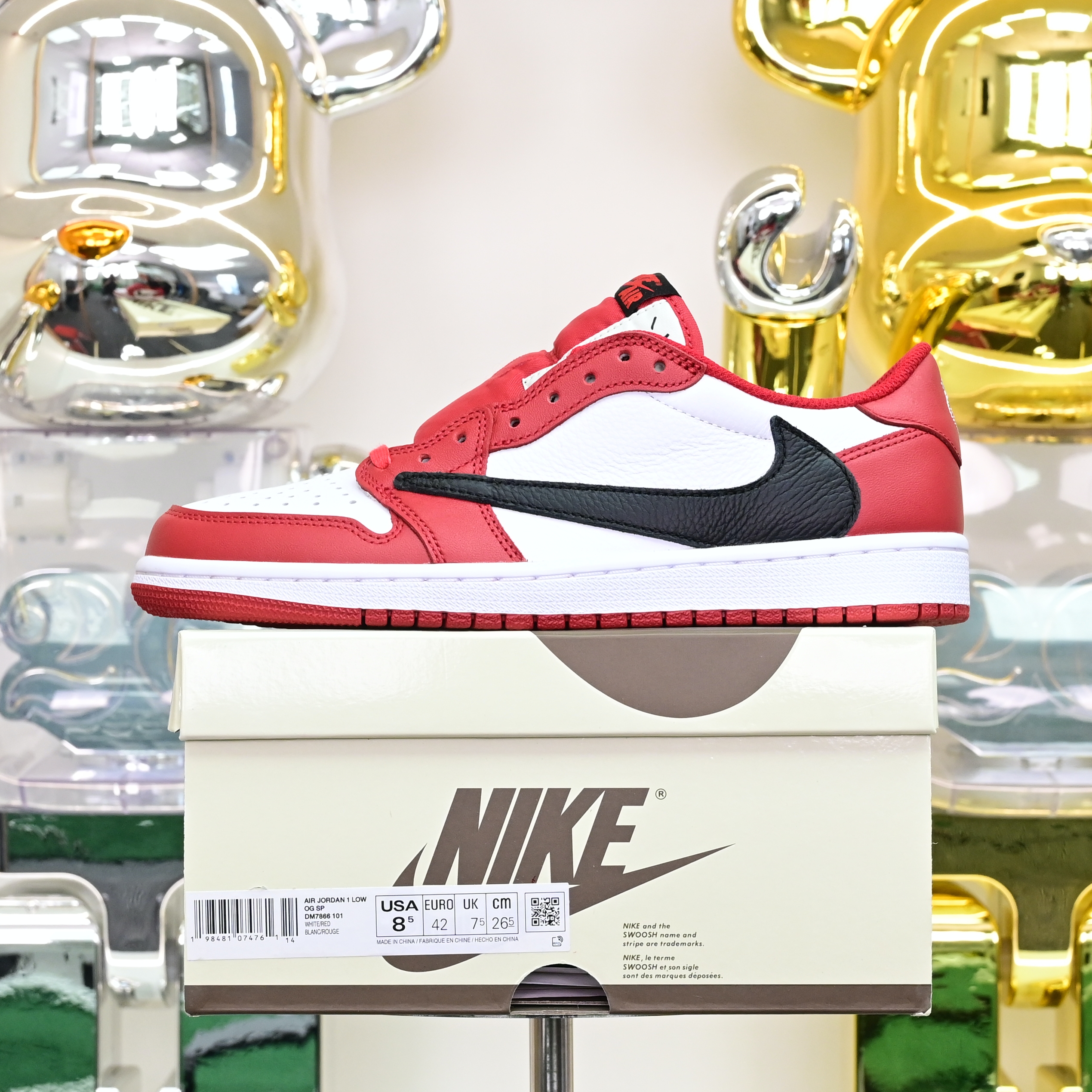 Travis Scott x Air Jordan 1 Low “Chicago”  DM7866-101
