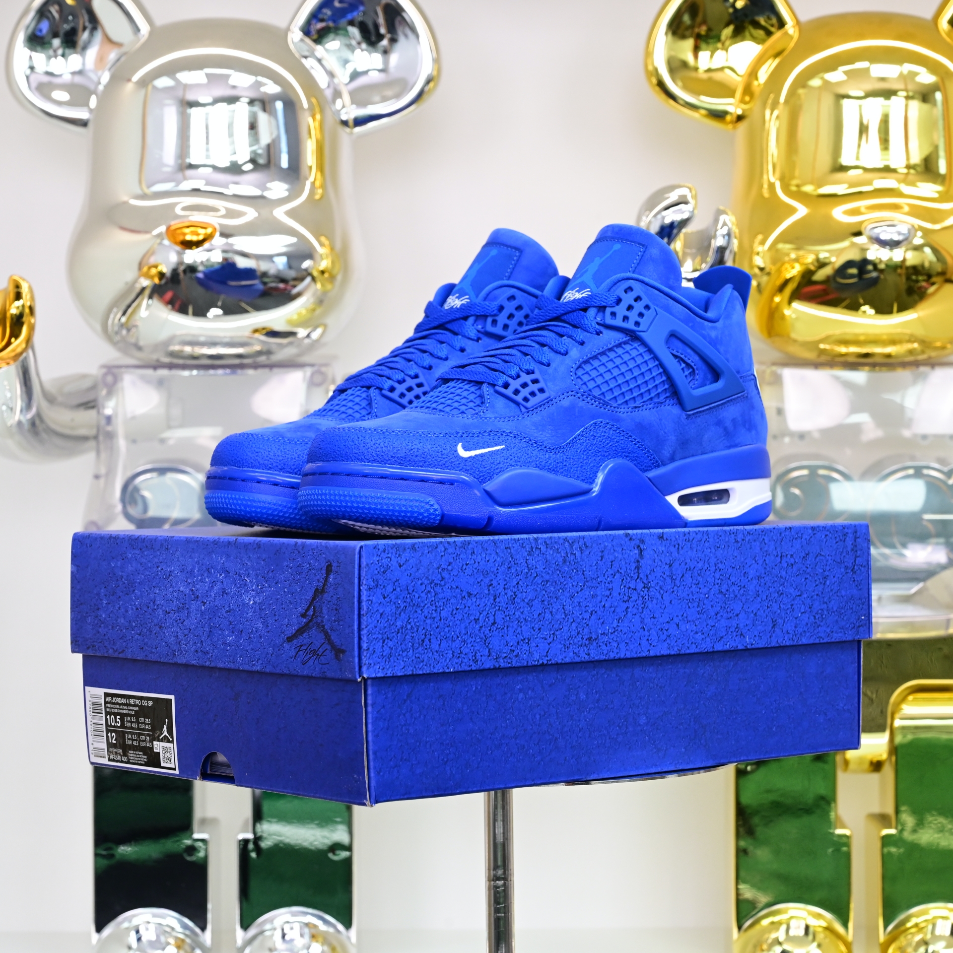 AIR JORDAN 4 RETRO OG SPIREWOOD BLUE SANL   HF4340-400