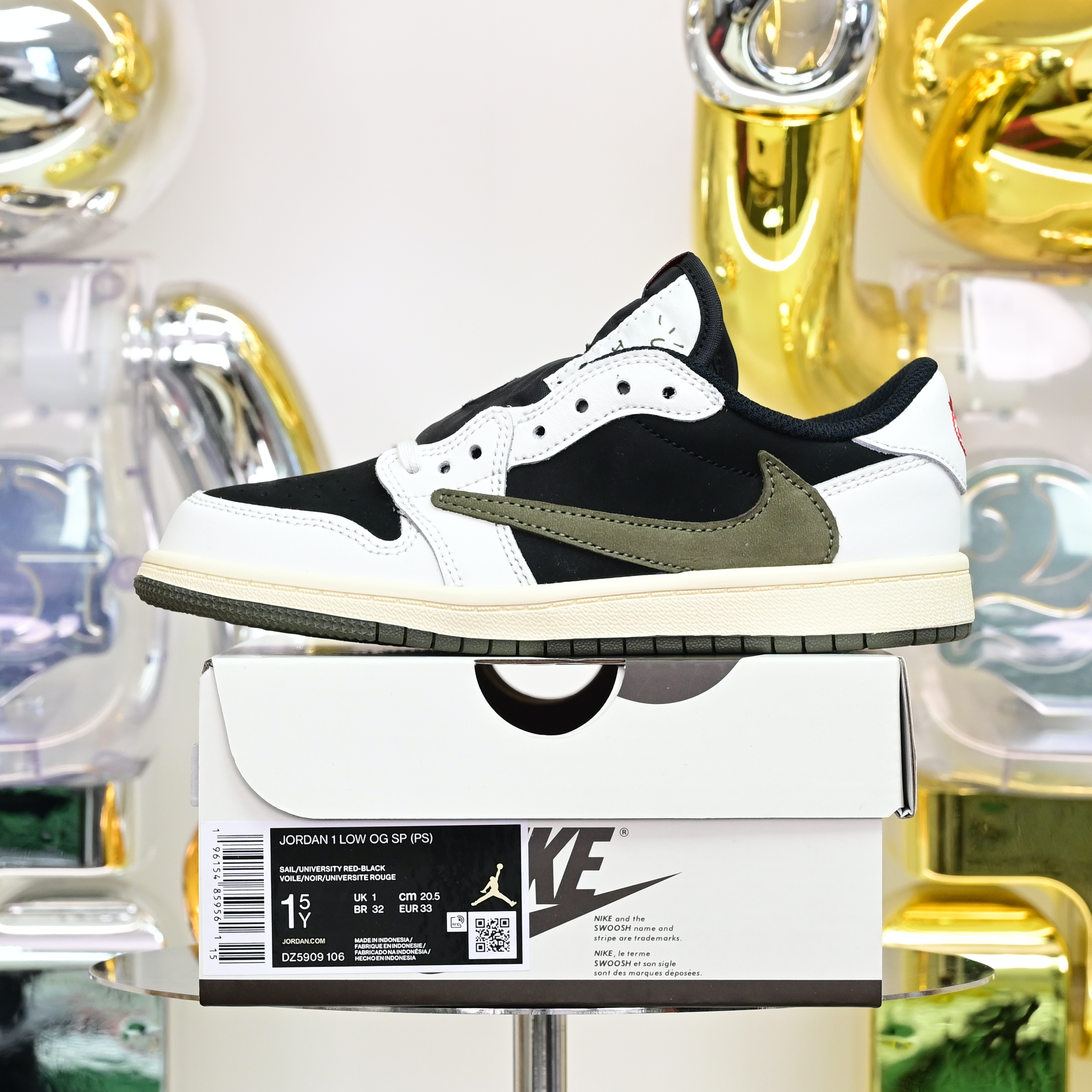 Kids Shoes Travis Scott x Air Jordan 1 Low OG