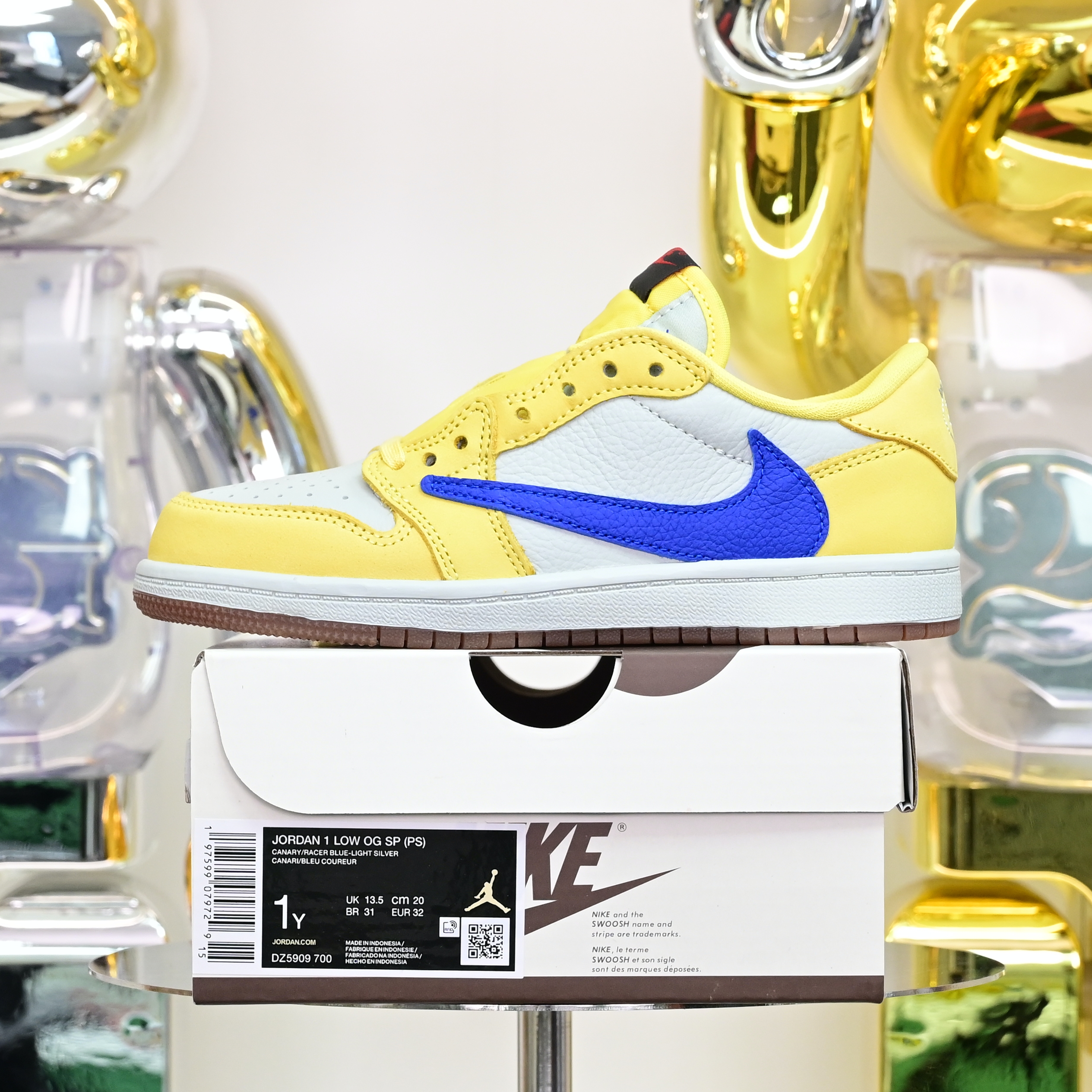 Kids Shoes Travis Scott x Air Jordan 1 Retro Low OG DZ5909-700