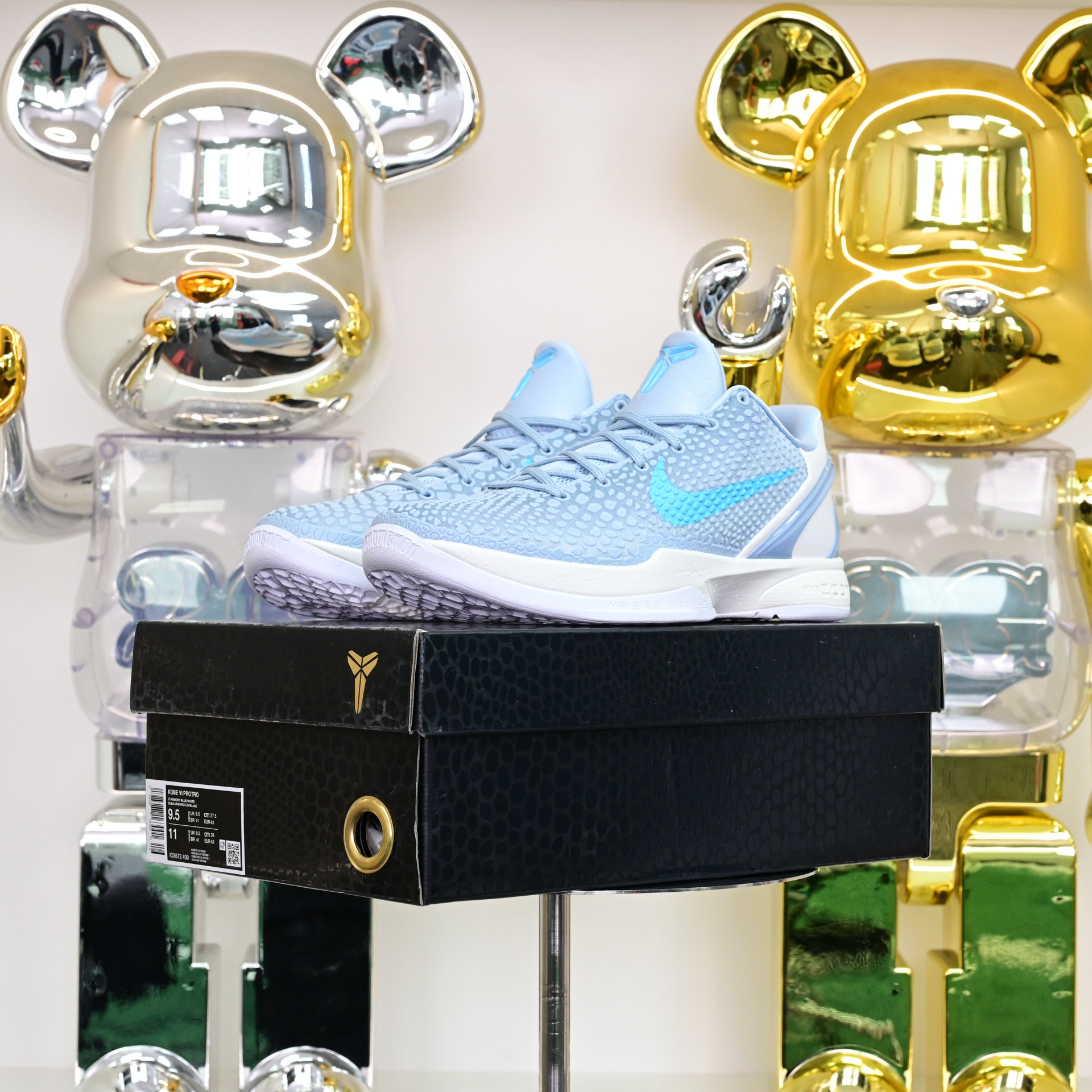 Caitin Clark Nike Kobe 6 EM IO3672-400  科比6 浅蓝 IO3672-400