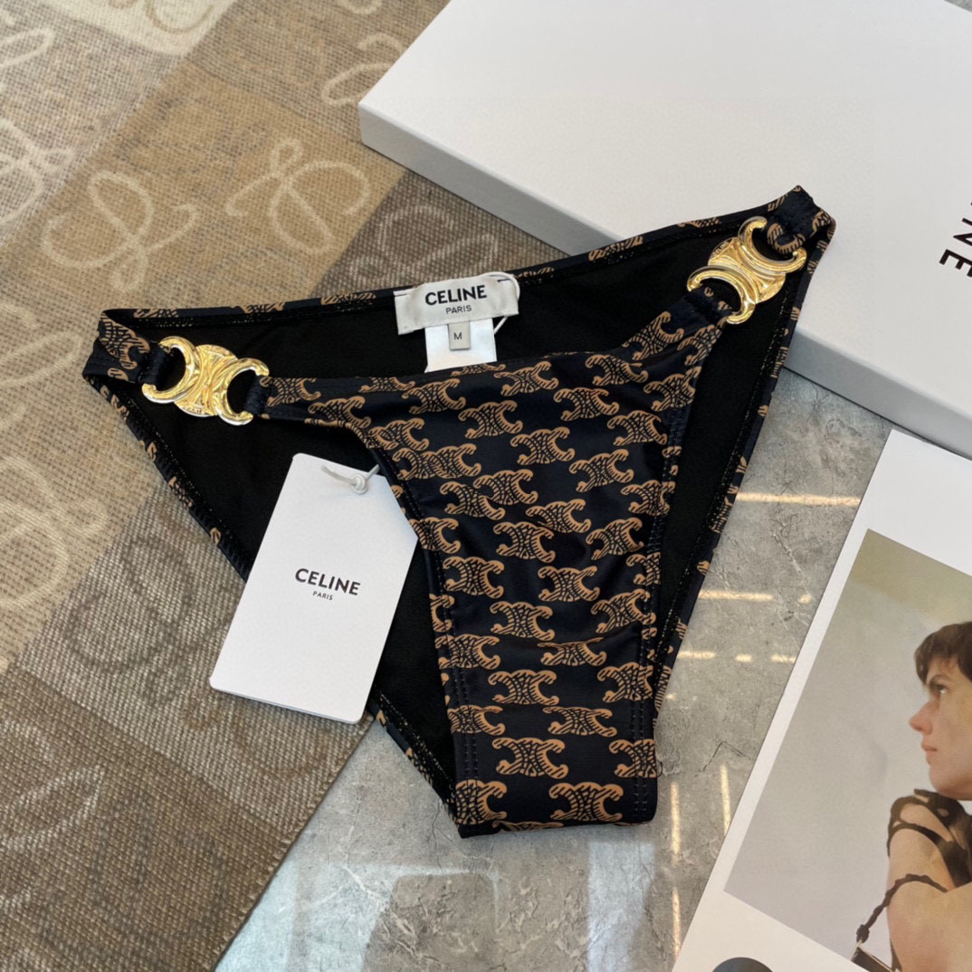 CELINE new elegant style old flower series bikini
