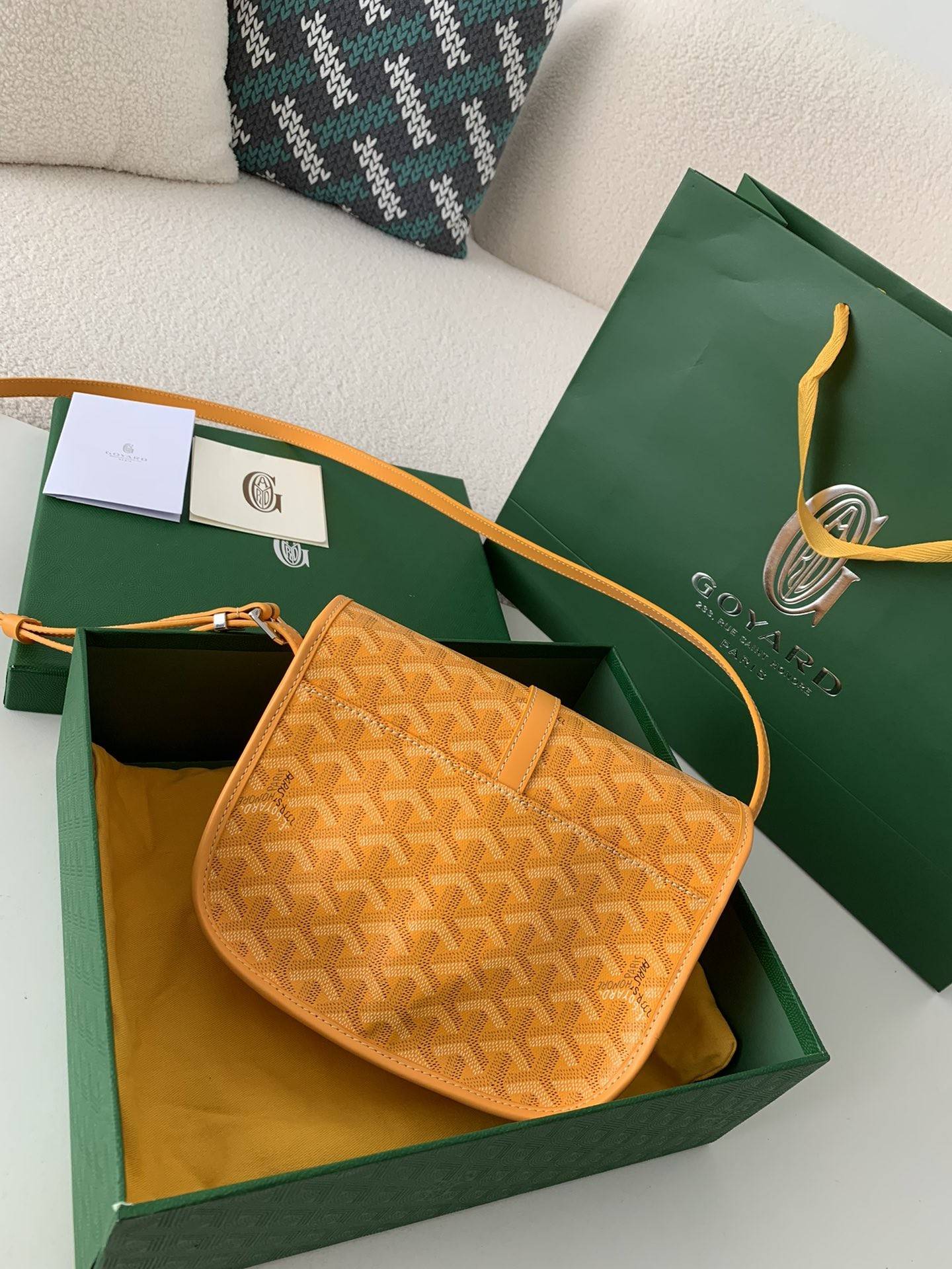 Goyard BeL*Védère bag Top Quality  Size:21.5*16*6cm