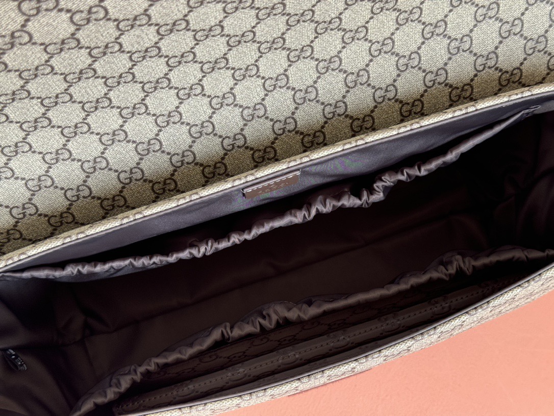 Gucci Unisex! Hot selling classic diaper bag Sureme Model: 211131 Size: 44x28x14cm