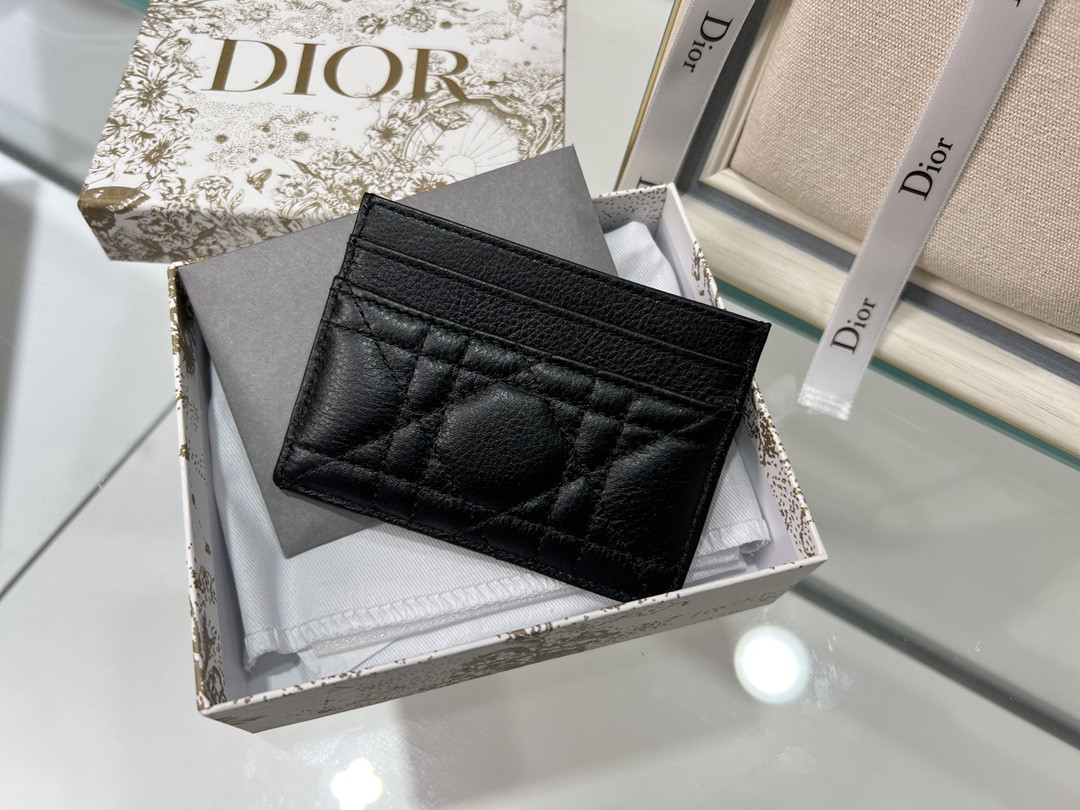 Dior Caro Five-slot Card Holder