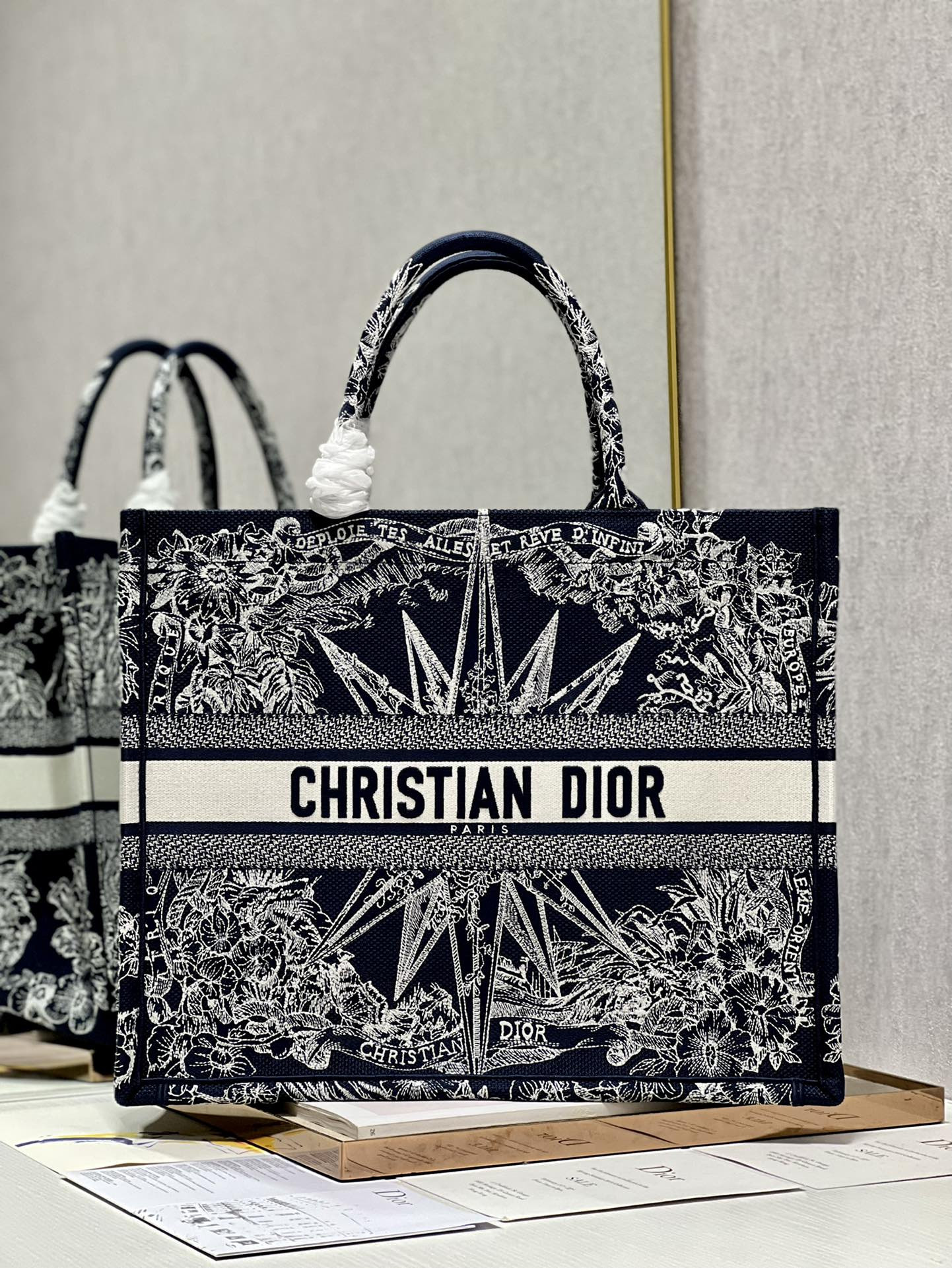Large Dior Book Tote