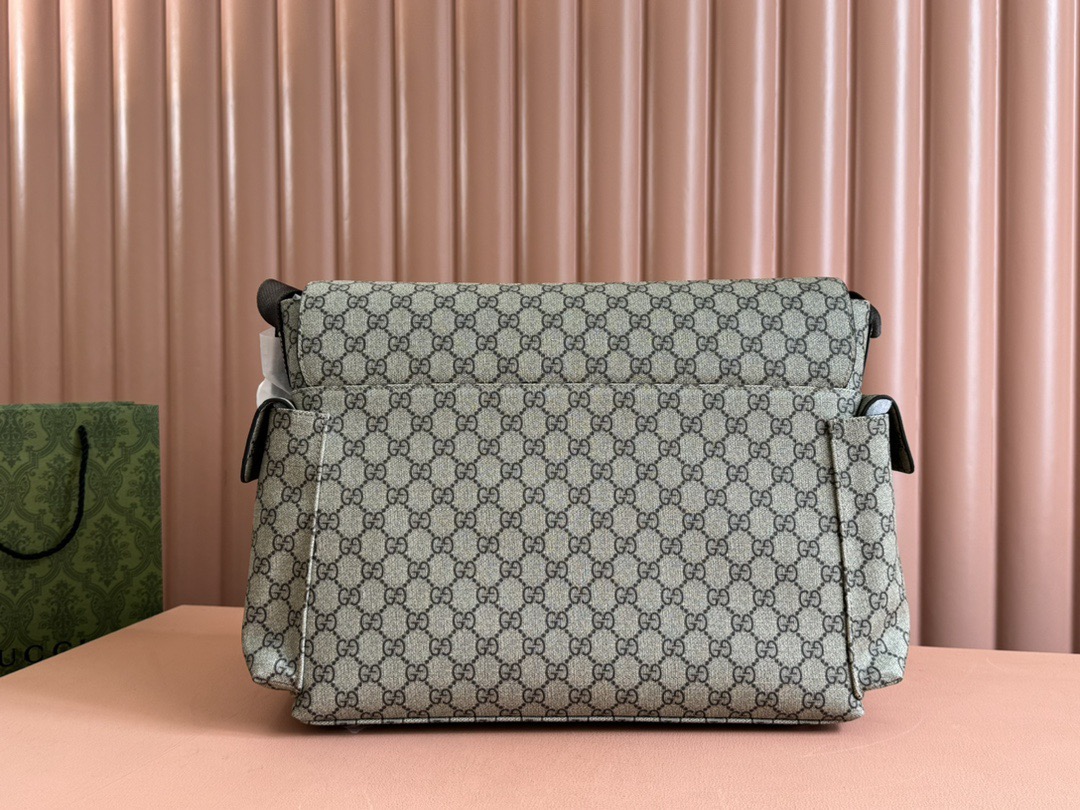 Gucci Unisex! Hot selling classic diaper bag Sureme Model: 211131 Size: 44x28x14cm