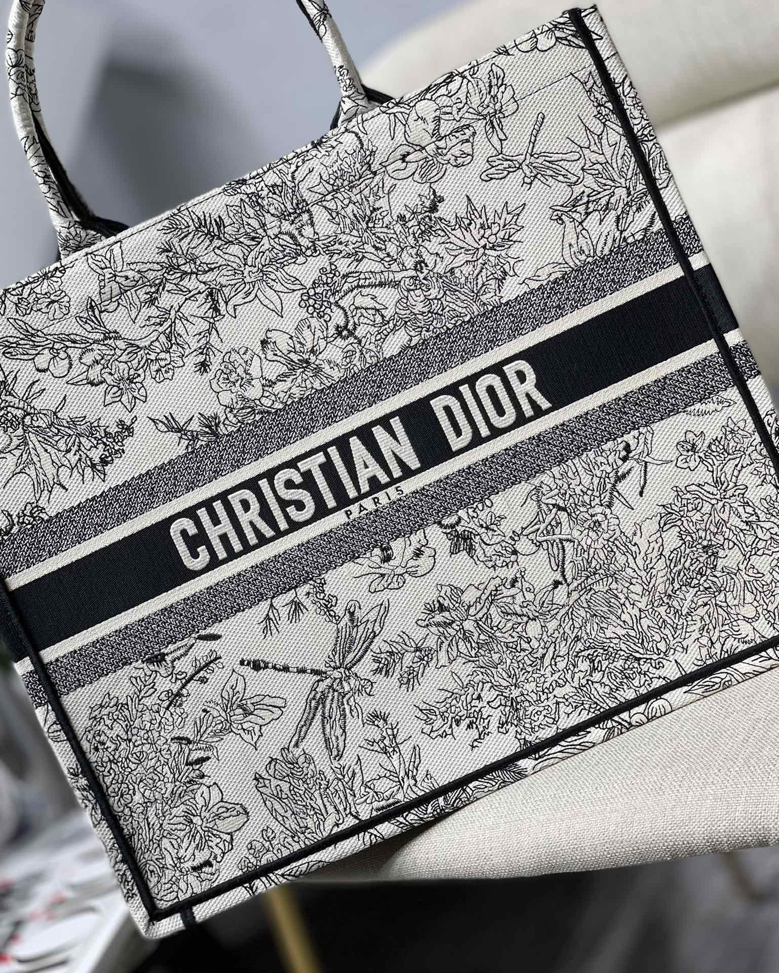 Large Dior Book Tote