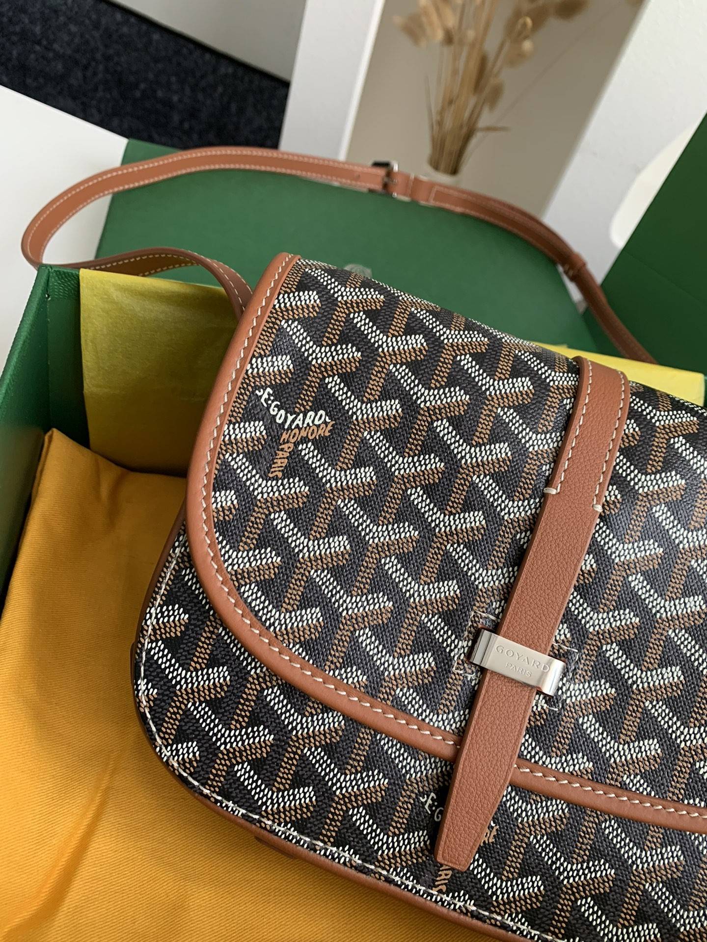 Goyard BeL*Védère bag Top Quality  Size:21.5*16*6cm