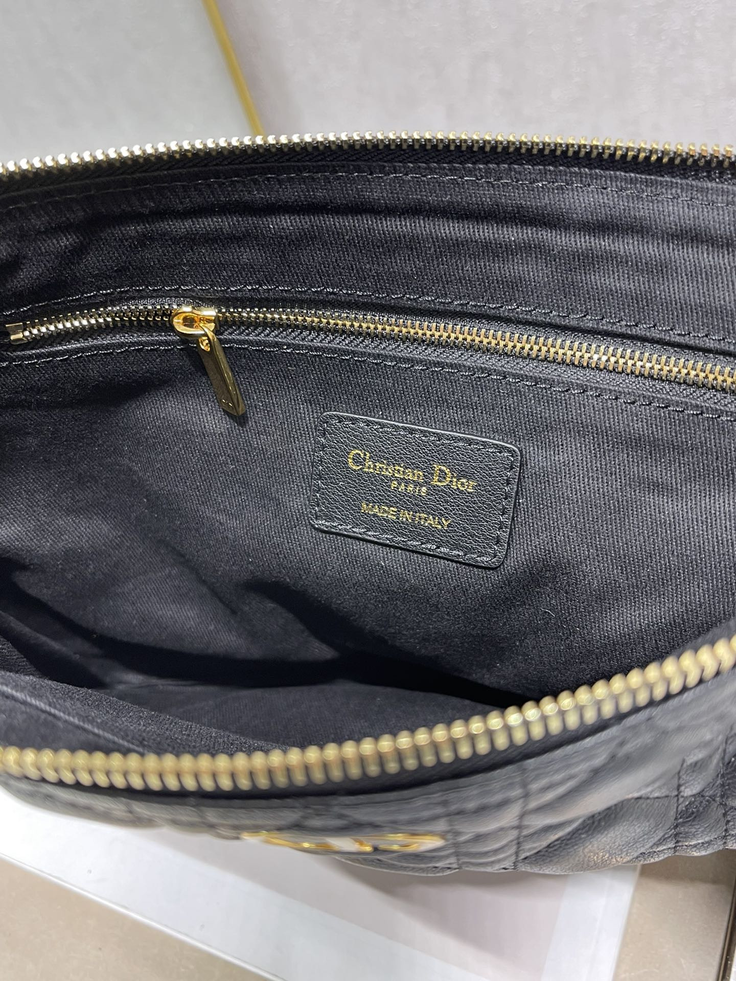 Large Dior Caro Daily Pouch