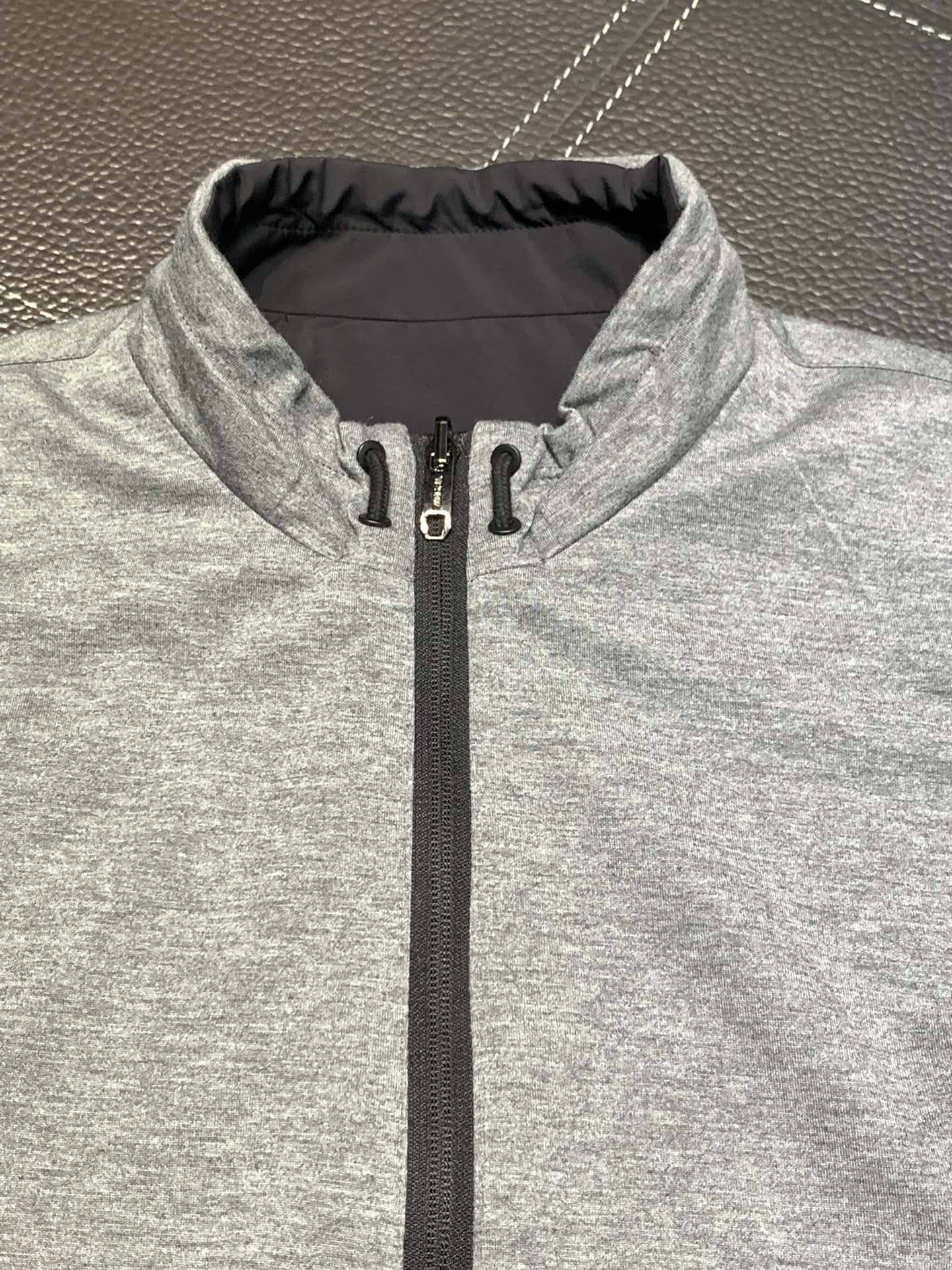 Zegna Hooded reversible jacket